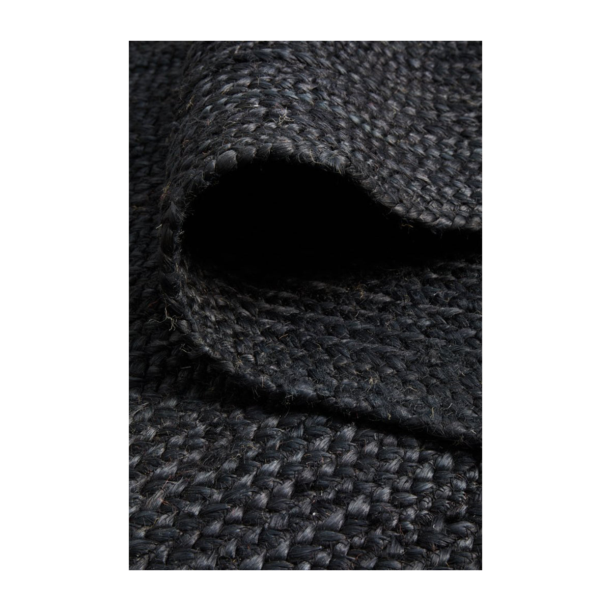 Bondi Rectangle Runner Rug - Non-Slip Black Hallway Carpet for Home & Office - Perfect for Entryways, Kitchens, and High Traffic Areas