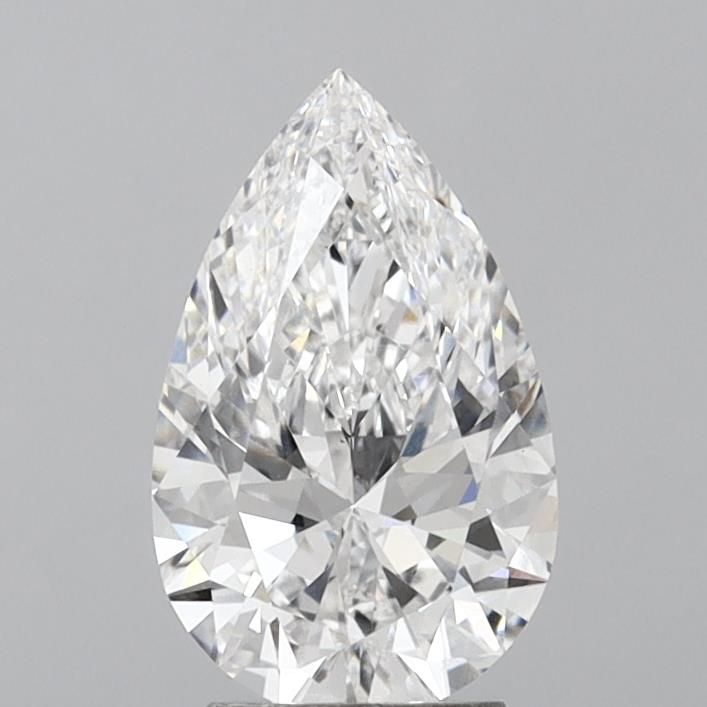 3.02 Carat D Color VS2 Clarity Pear-Shaped Lab-Grown Diamond - Perfect for Engagement Rings & Fine Jewelry