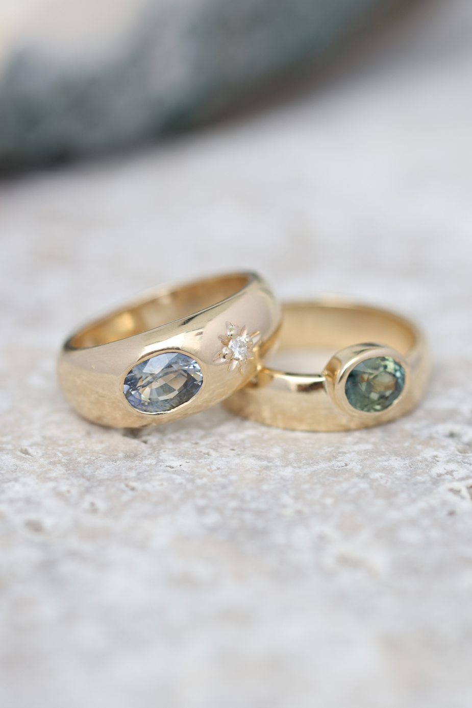 14K Yellow Gold Gypsy Band Ring for Women - Vintage Style Wedding Band, Stackable Ring, Anniversary Gift - Perfect for Bridal Jewelry, Boho Fashion & Everyday Wear