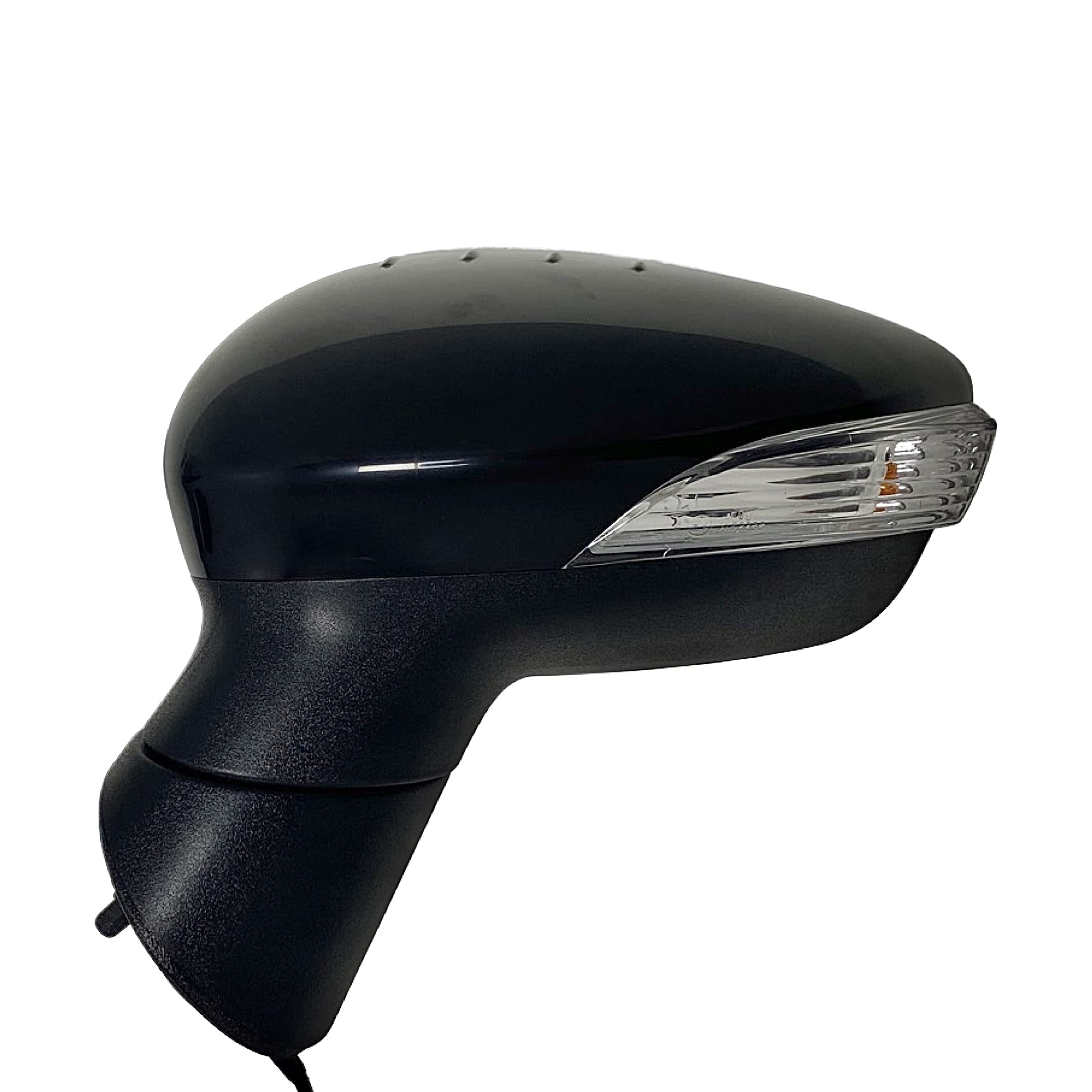 2011-2019 Ford Fiesta Driver Side Mirror Replacement - Left Power Adjustable Heated Manual Folding Mirror with Turn Signal & Spotter Glass (6-Pin Connector, Paint to Match) - Perfect for Parking Assistance & Blind Spot Visibility