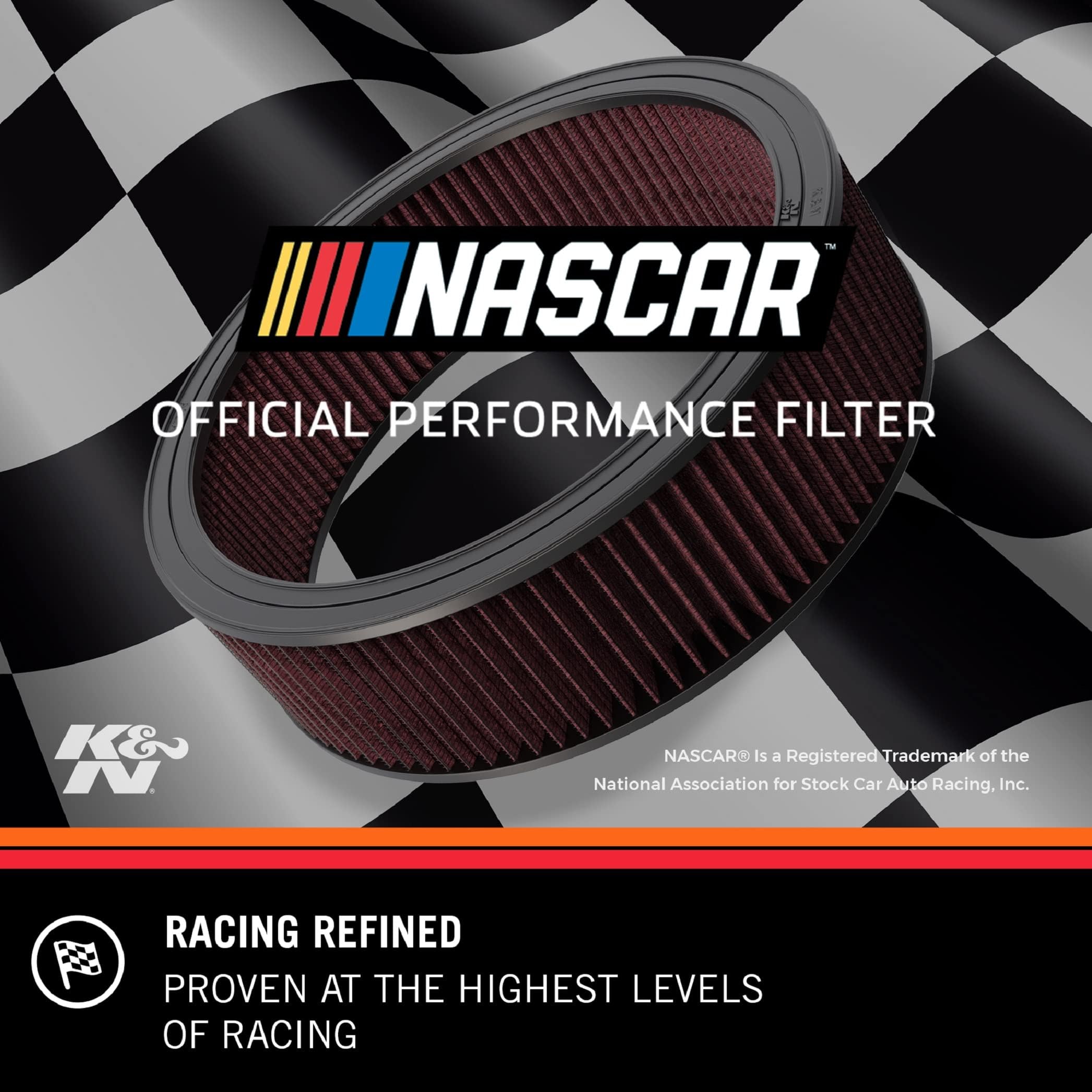 K&N 38-2030R High Performance Washable Air Filter - Premium Replacement for Industrial & Heavy Duty Engines | Car, Truck, SUV & Off-Road Vehicle Use
