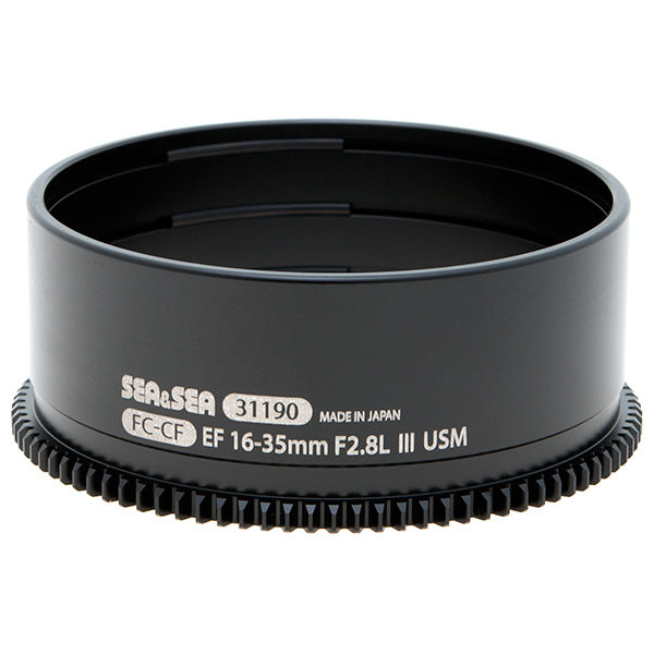 Sea&Sea FC Focus Gear for Canon EF 16-35mm f/2.8L III USM Lens - Underwater Photography Accessory for Diving and Marine Exploration