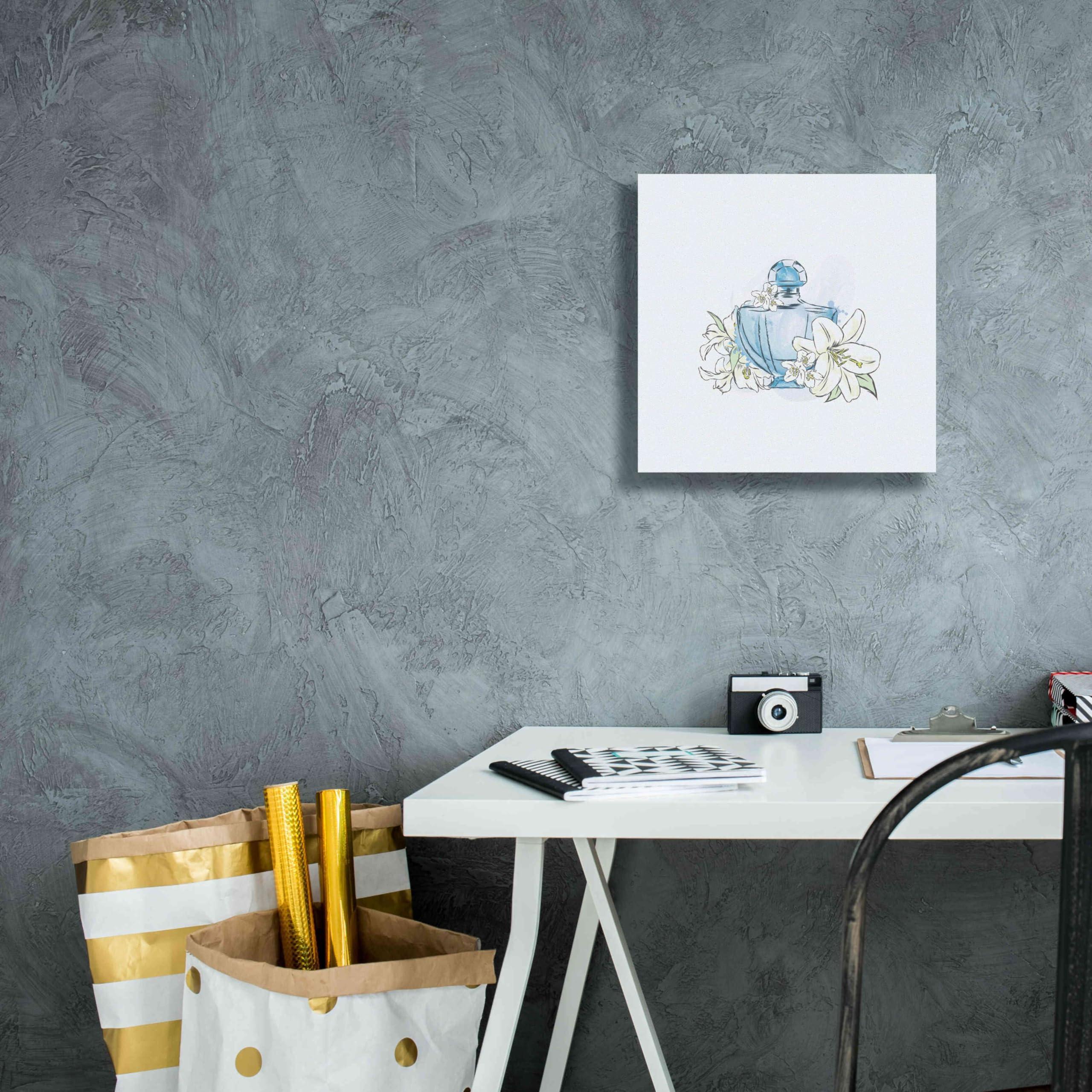 Incado Epic Graffiti 'Perfume II' Giclee Canvas Wall Art - 12x12 Inches Modern Home Decor for Living Room, Bedroom & Office