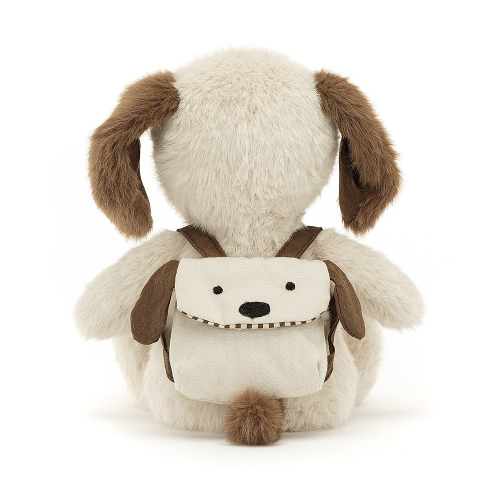 Jellycat Puppy Backpack - Soft Plush Dog Backpack for Kids & Toddlers - Cute Animal Bookbag for School, Travel, and Everyday Use