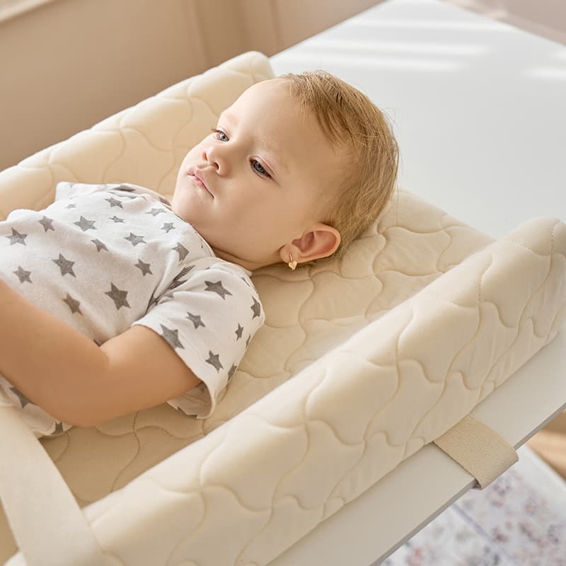 Hypoallergenic Contoured Baby Changing Pad - Soft, Waterproof & Portable for Nursery, Travel & Diaper Changes