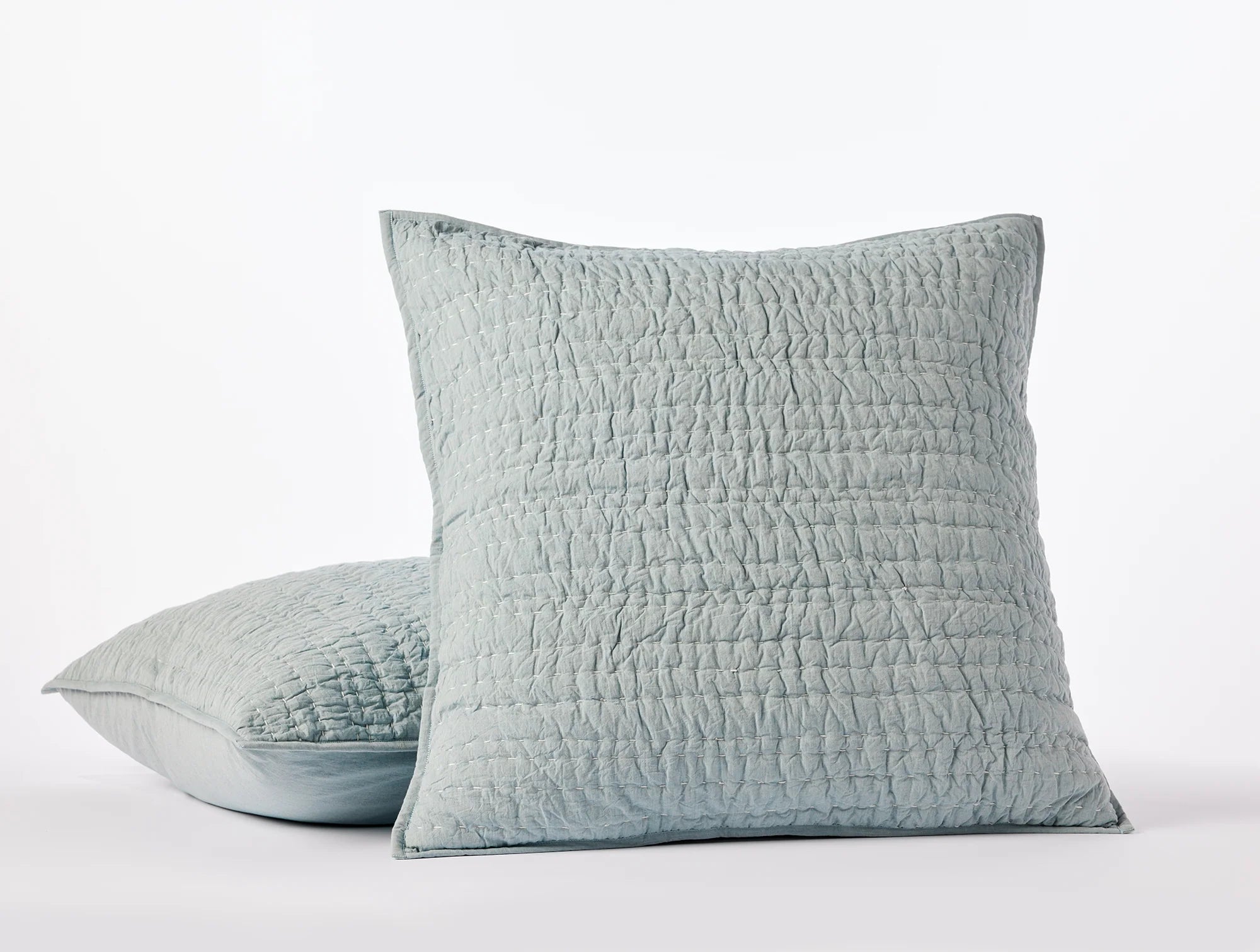 Handstitched Organic Cotton Quilt - Premium Channel Quilting for Bedroom & Living Room - Cozy & Breathable for All Seasons
