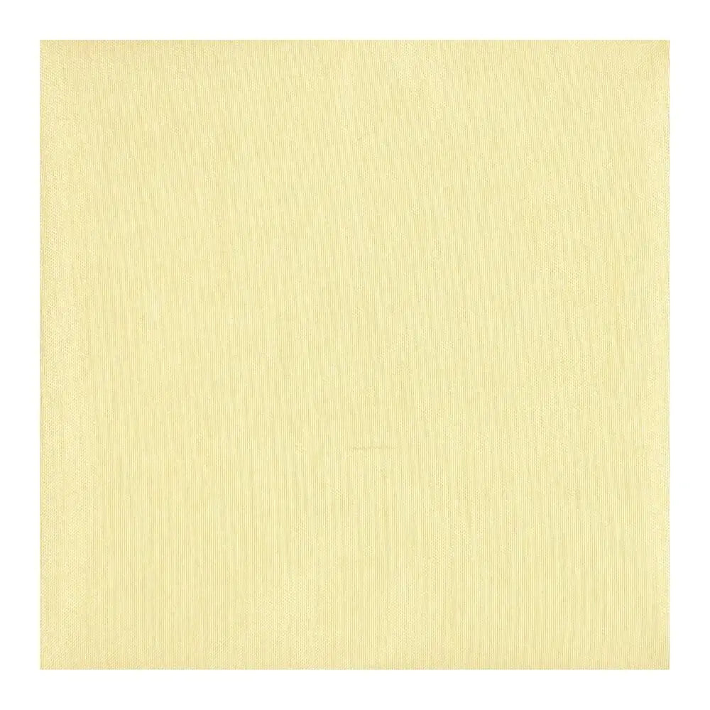 Lemon Plain Poly Shantung Hank - Premium Quality Handkerchiefs for Men & Women - Perfect for Weddings, Formal Events & Everyday Elegance