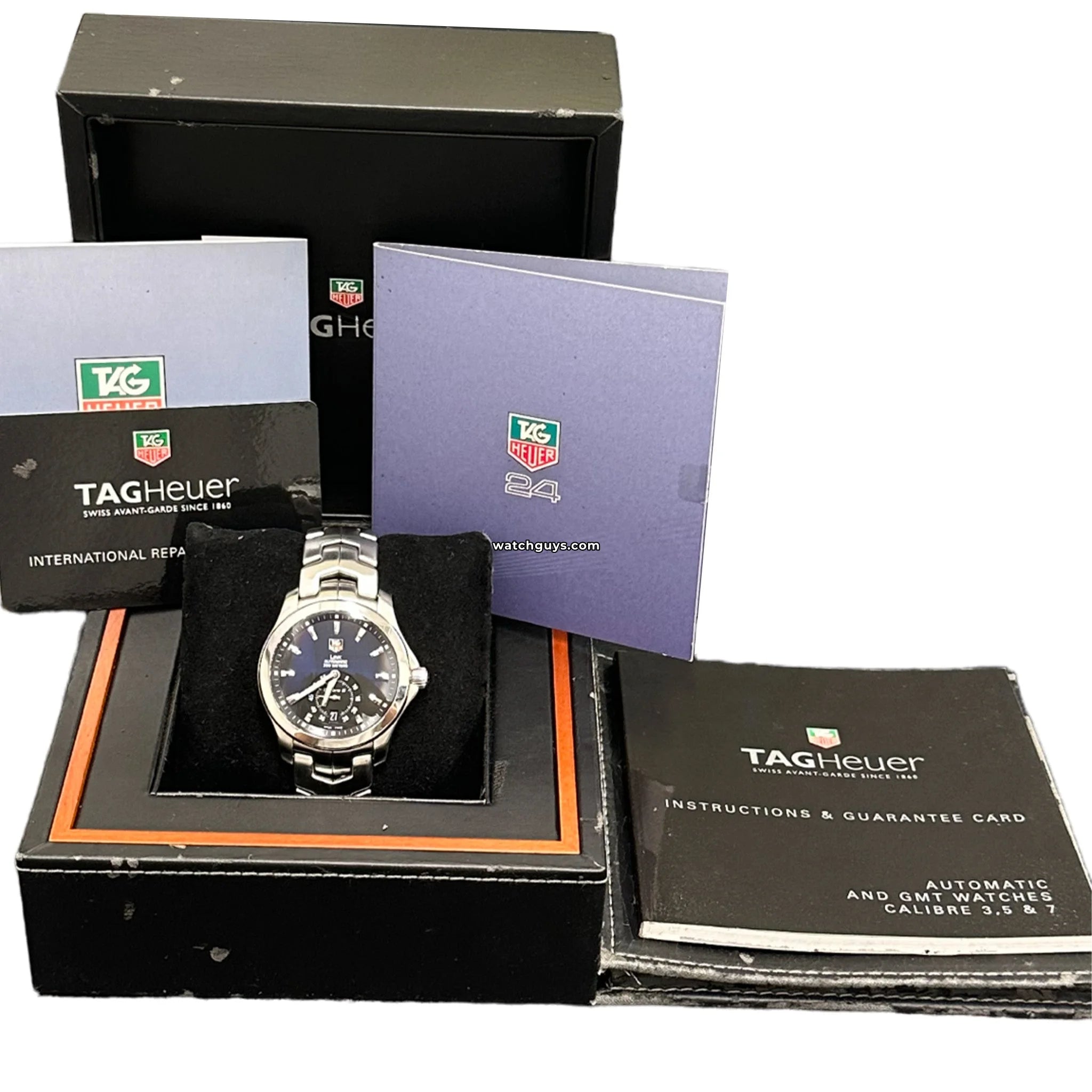 Tag Heuer Link WJF211A Black Men's Luxury Watch - Swiss Automatic Chronograph for Business, Formal & Special Occasions