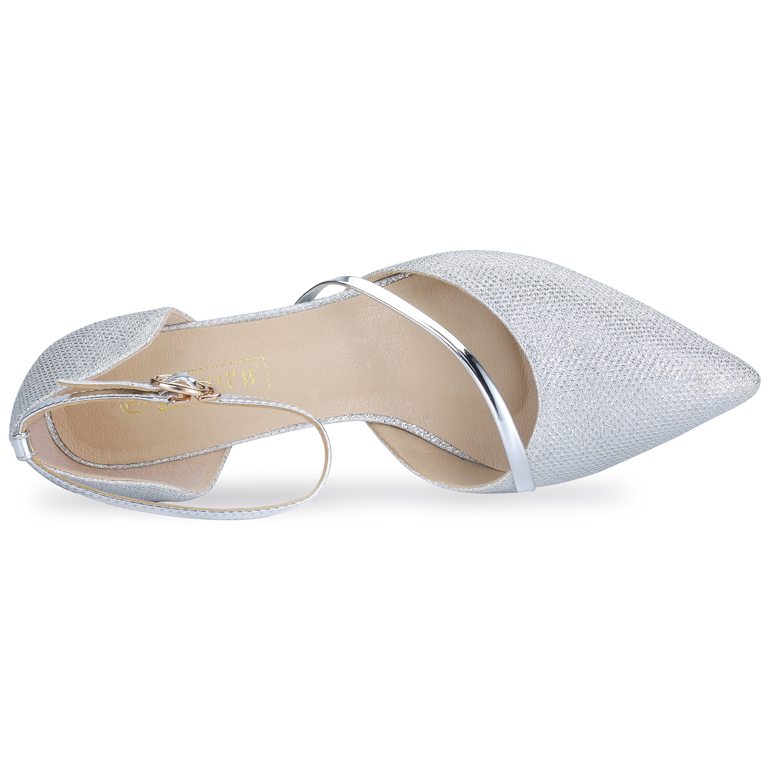 IDIFU Women's IN2 Maxine Low Kitten Heels - Elegant Closed Toe Dress Pumps for Wedding, Evening & Formal Occasions - Perfect Bridal Shoes for Women | Great for Parties, Proms and Special Events