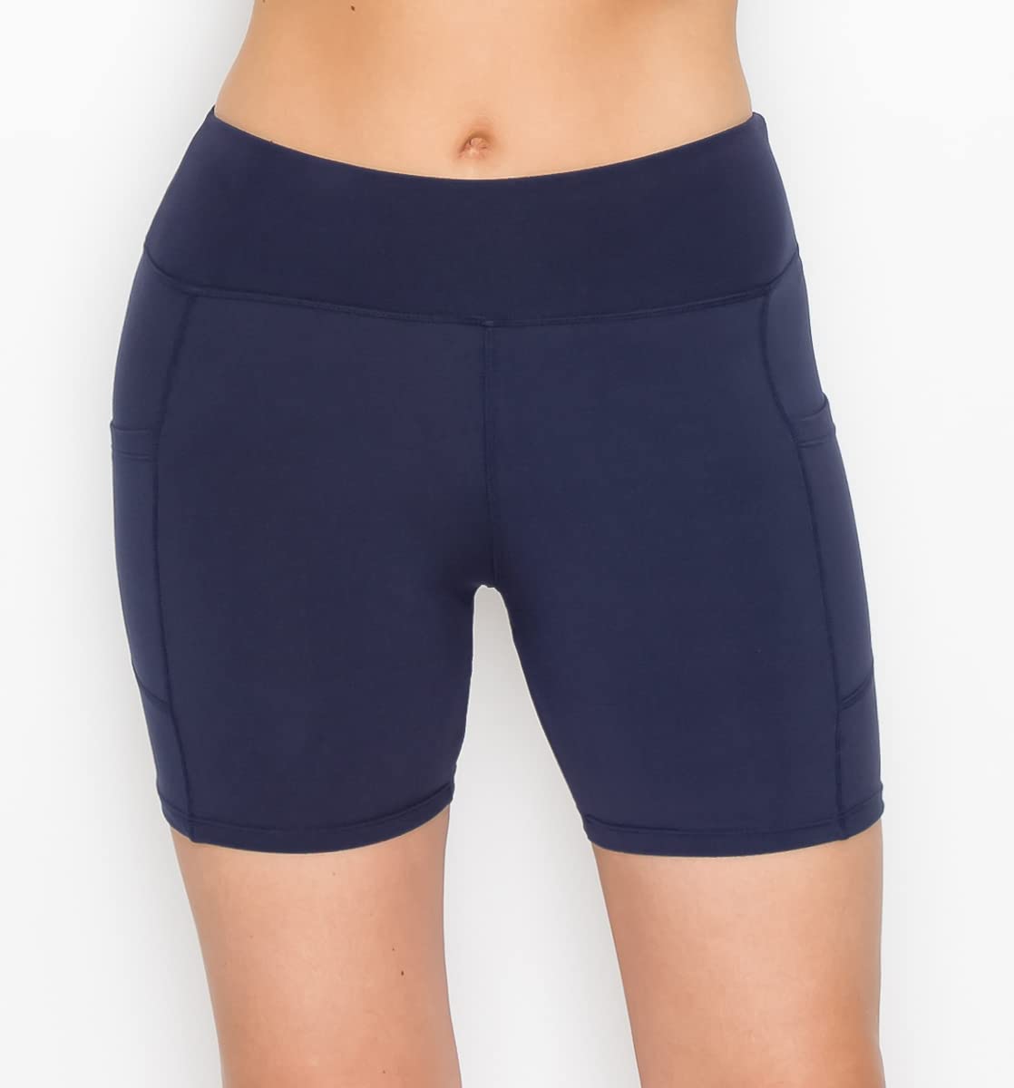 ALWAYS Women's High Waisted Biker Shorts - 3