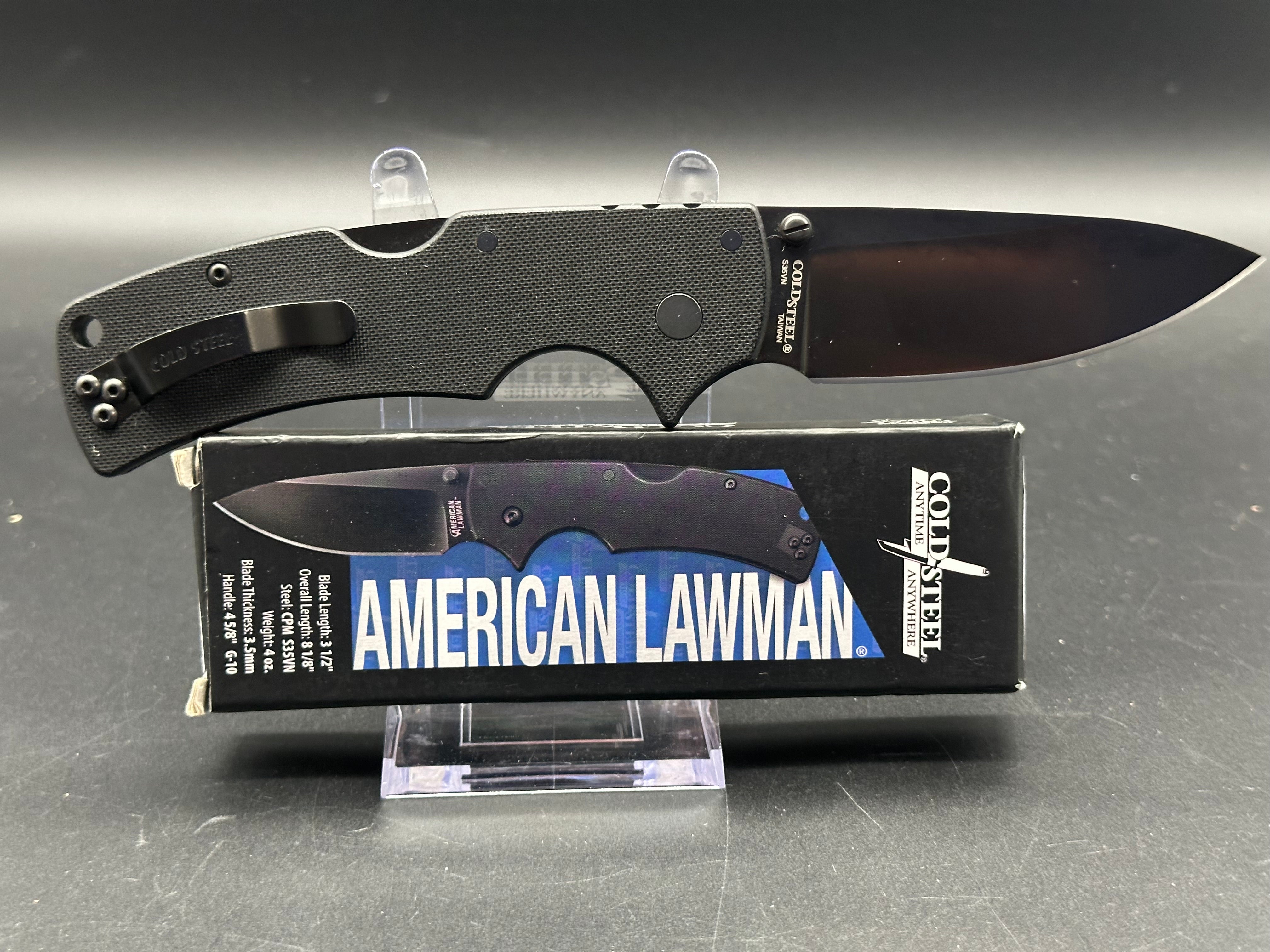 Cold Steel American Lawman Knife - 3.5