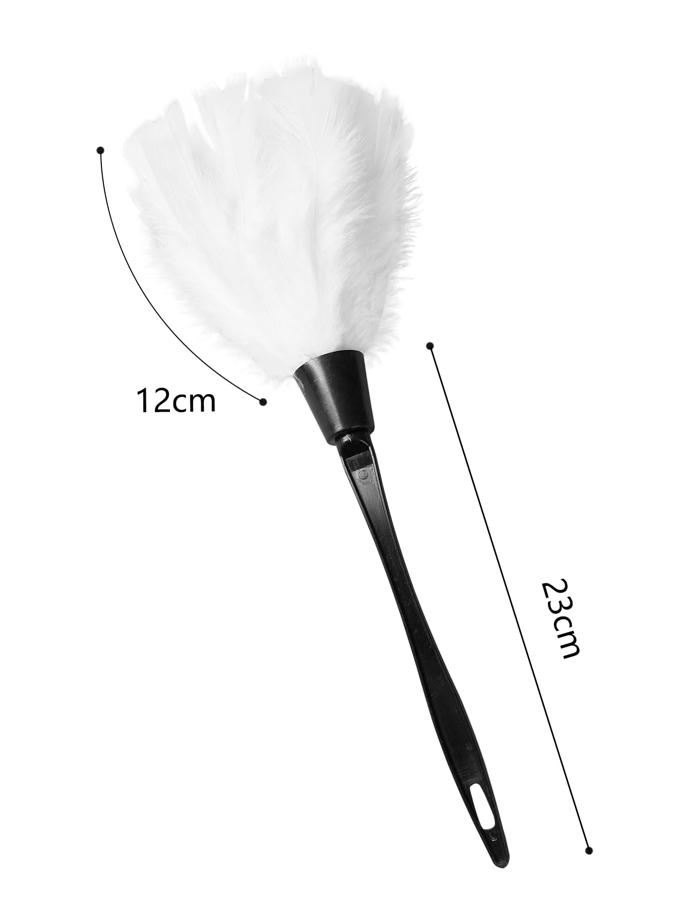 9.9 Inch White Feather Tickler - Sensual Adult Toy for Couples, SM Play & Role Play | Perfect for Teasing, Flirting & Cosplay Scenes
