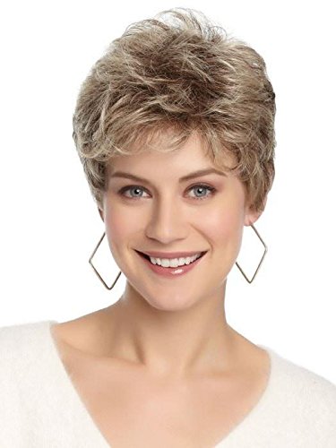 Gabor Wigs Flirt Petite Cap Synthetic Short Wig - GL14-16 Honey Toast Color with Precision Layering & Small Curls | FlexLite Capless Design for Women | Includes MaxWigs Hairloss Booklet | Perfect for Daily Wear, Special Occasions & Hair Loss Solutions