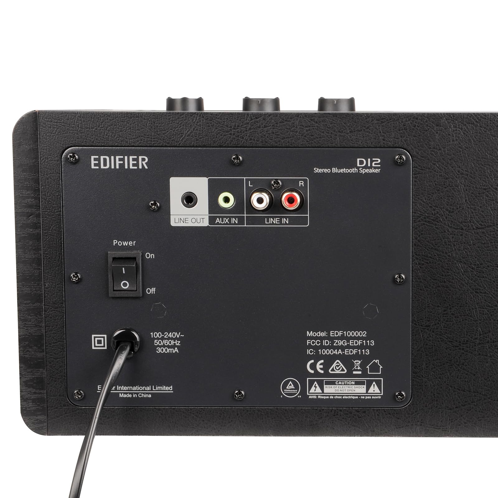 Edifier D12 Bluetooth 5.0 Computer Speakers - 70W RMS Wireless Stereo Desktop Speakers with Subwoofer Line Out, RCA & Aux Input for PC, Monitor, Laptop - Black | Perfect for Home Office, Gaming & Music Streaming