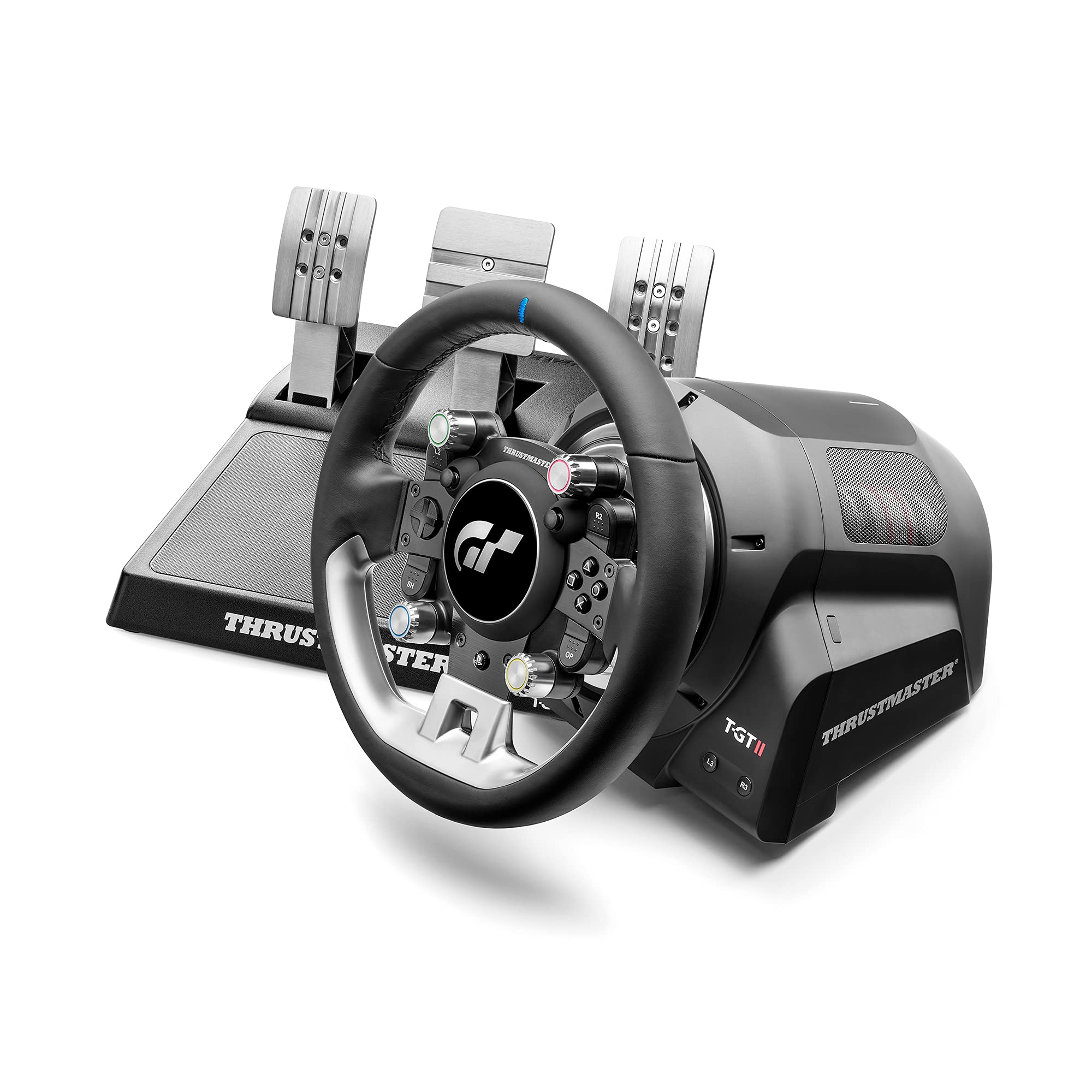 ThrustMaster T-GT II Force Feedback Racing Wheel - Compatible with PS5, PS5 Pro, PS4 & PC - Professional Simulator Steering Wheel for Gran Turismo, F1 & Racing Games - Perfect for Home Racing Setups & Esports Tournaments