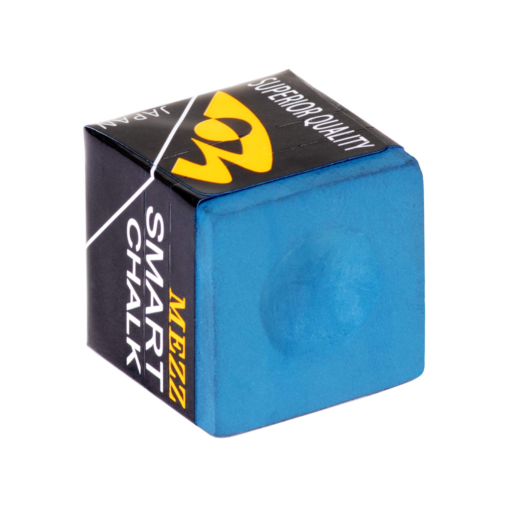 Premium Mezz Smart Pool Cue Billiard Chalk - Blue (1 Piece) - Professional Snooker & Pool Accessories for Enhanced Grip & Precision Shots