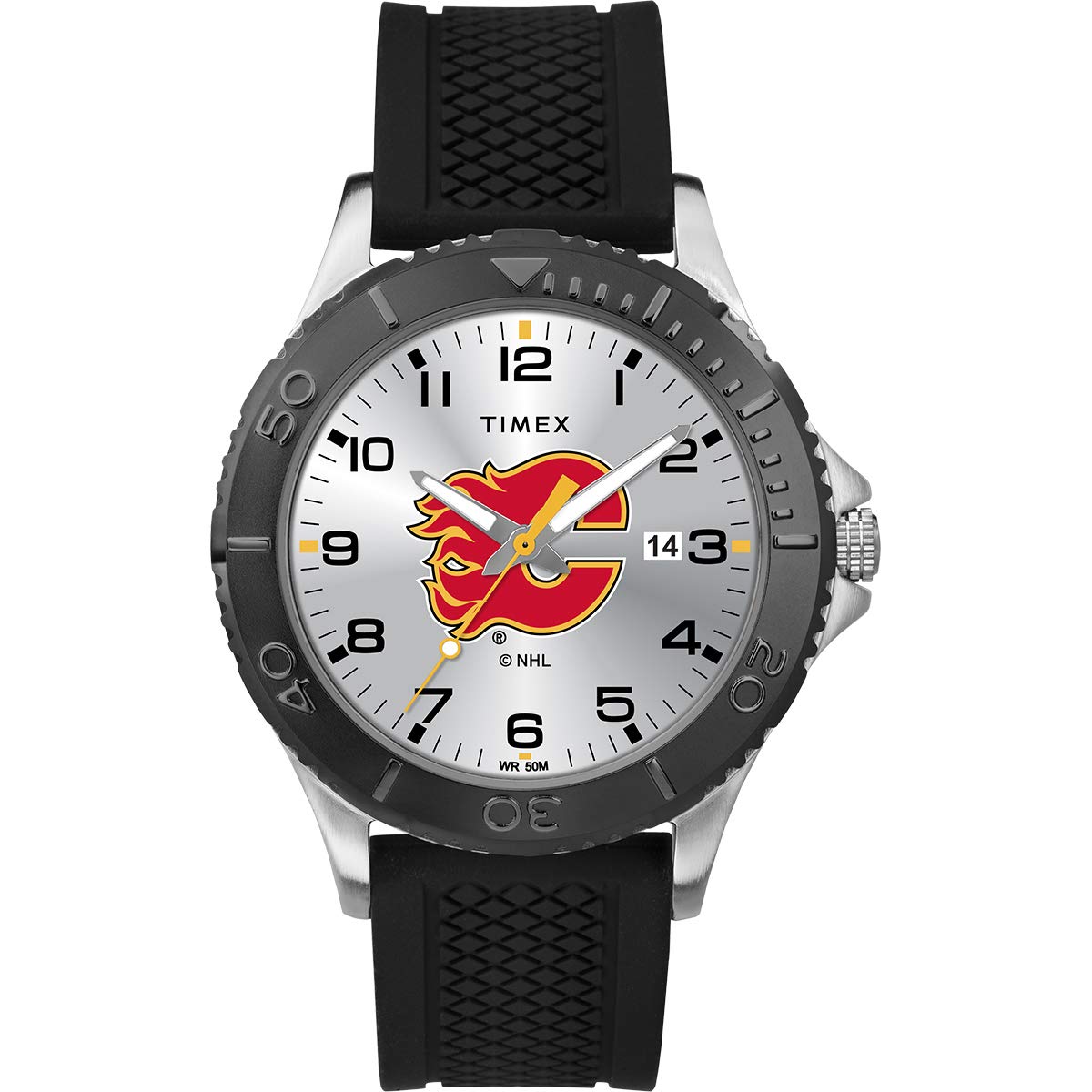 Timex NHL Men's 42mm Digital Sports Watch with Indiglo Night Light - Perfect for Hockey Fans, Gamers & Outdoor Activities