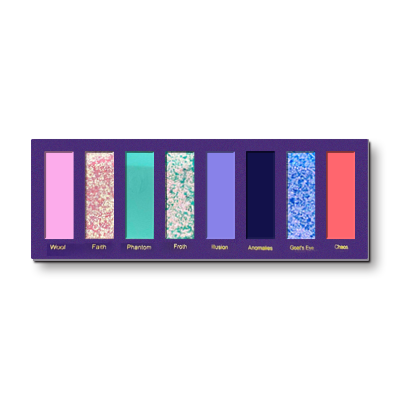 Vintage 90s Narimi Eyeshadow Palette #01 Anomalous Sheep (Pink) - Retro Makeup for Party, Cosplay & Everyday Glam