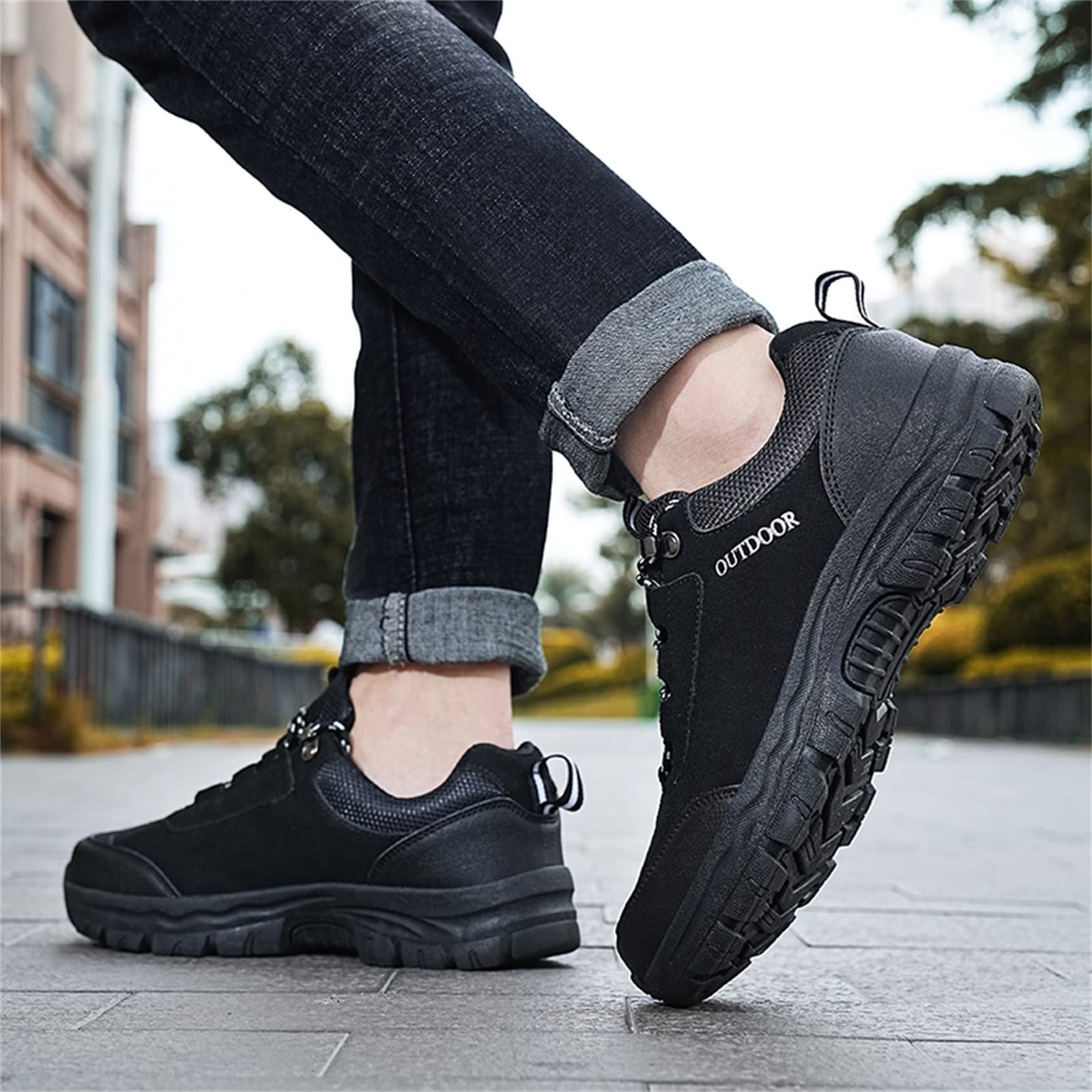 **Men's Fashion Sports Shoes - Breathable Spring & Summer Trainers with Thick Non-Slip Soles for Hiking, Outdoor & Casual Wear**    *(Perfect for Gym, Running, Walking & Daily Comfort)*