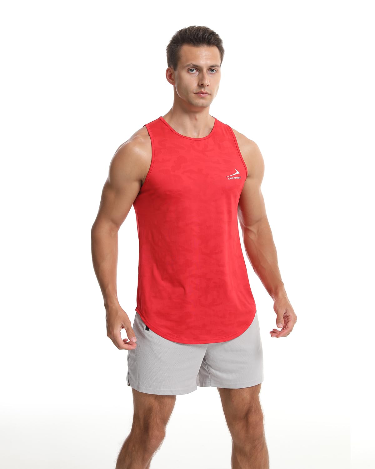 Men's Quick-Dry Workout Tank Top - Muscle Fitness Bodybuilding Running Sleeveless Shirt for Gym, Training & Outdoor Sports