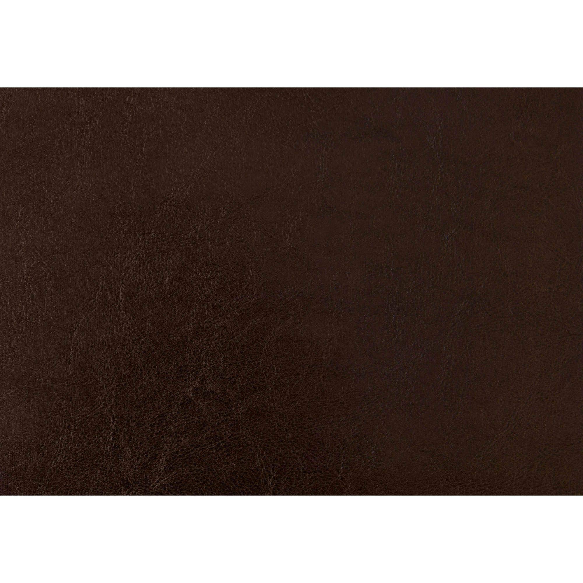 Offex Contemporary Full Size Leather-Look Upholstered Bed Frame in Brown or Black - Modern Bedroom Furniture for Master & Guest Rooms