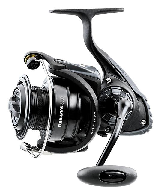 Daiwa Eliminator 2500 Spinning Reel - Lightweight Saltwater Fishing Reel with Smooth Drag System for Surf, Pier, and Offshore Fishing Adventures