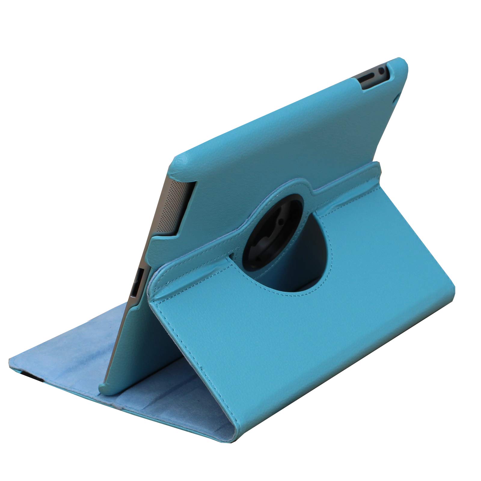 Premium Magnetic Rotating Stand Smart Cover Case for iPad Air 1 (2013 Model A1474/A1475/A1476) - Auto Wake/Sleep Function - Perfect for Work, Travel & Home Use (Blue)