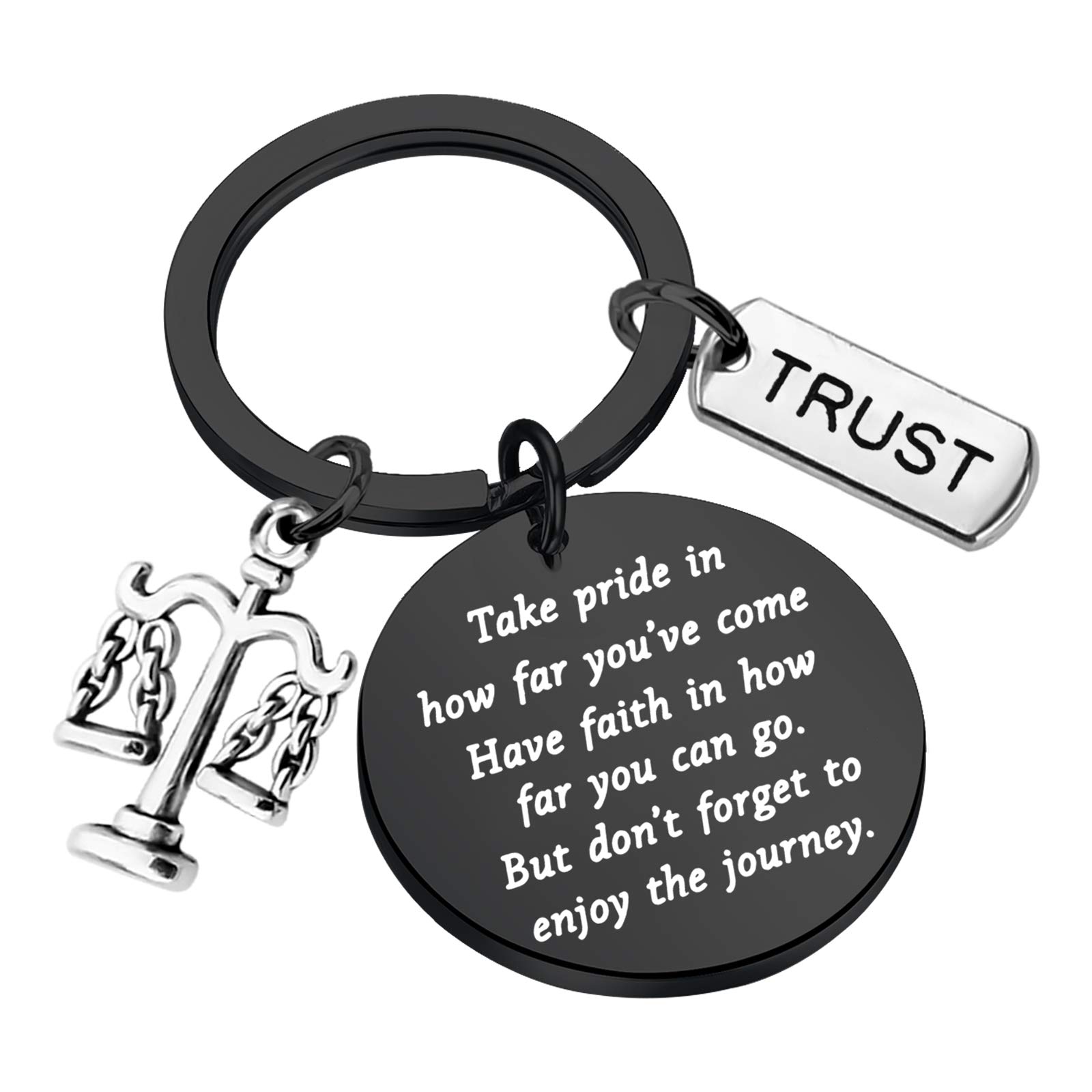 BNQL Law School Graduation Gift - Future Lawyer Keychain for Graduates | Attorney Appreciation Present | Inspirational Legal Career Keepsake - Perfect for Bar Exam Success, Office Decor & Courtroom Confidence