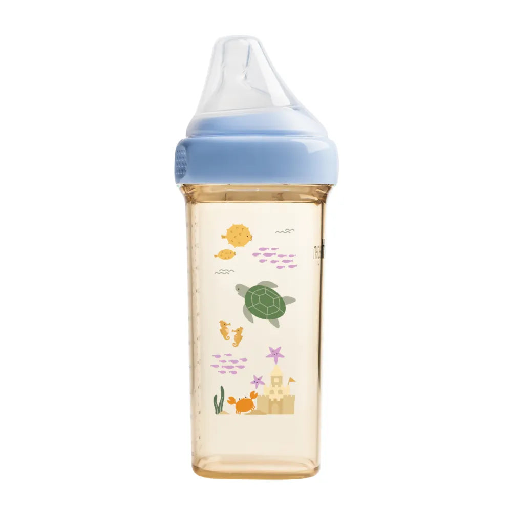 Hegen Baby Bottle - Customizable & Reusable Feeding Bottle for Newborns & Infants - Perfect for Breastfeeding, Formula, and Travel - BPA-Free & Easy to Clean