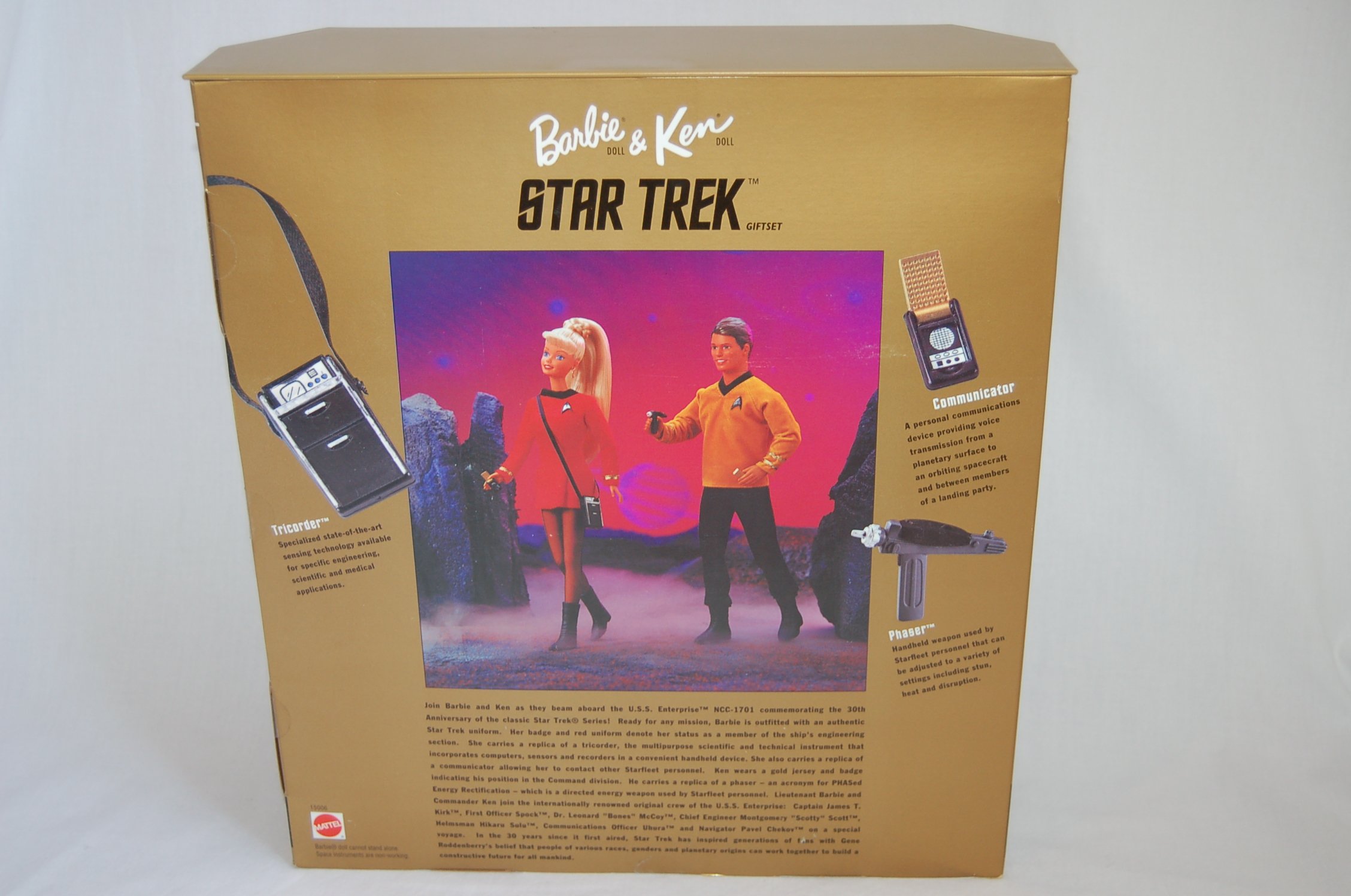 Star Trek Barbie and Ken Doll Set - Official Collectible Action Figures for Fans - Perfect for Display, Gifts, and Cosplay Scenes