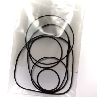 Akai GXC-725D Printer Replacement Flat Belt Kit - Compatible with Akai GXC-725D Cassette Deck - High Quality Rubber Belts for Smooth Operation - Perfect for Audio Restoration & Vintage Tape Player Repair