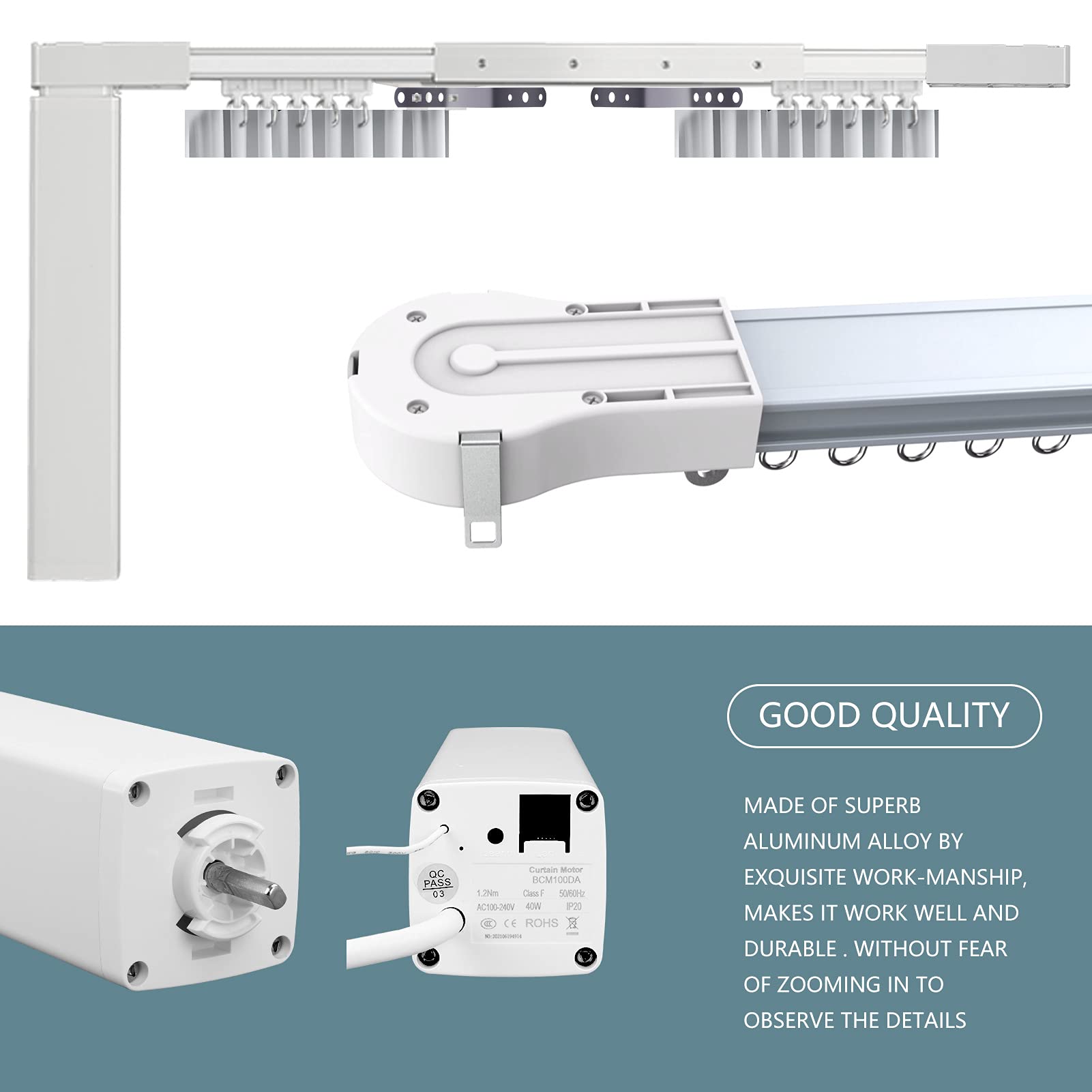 Smart Motorized Curtain Track 87