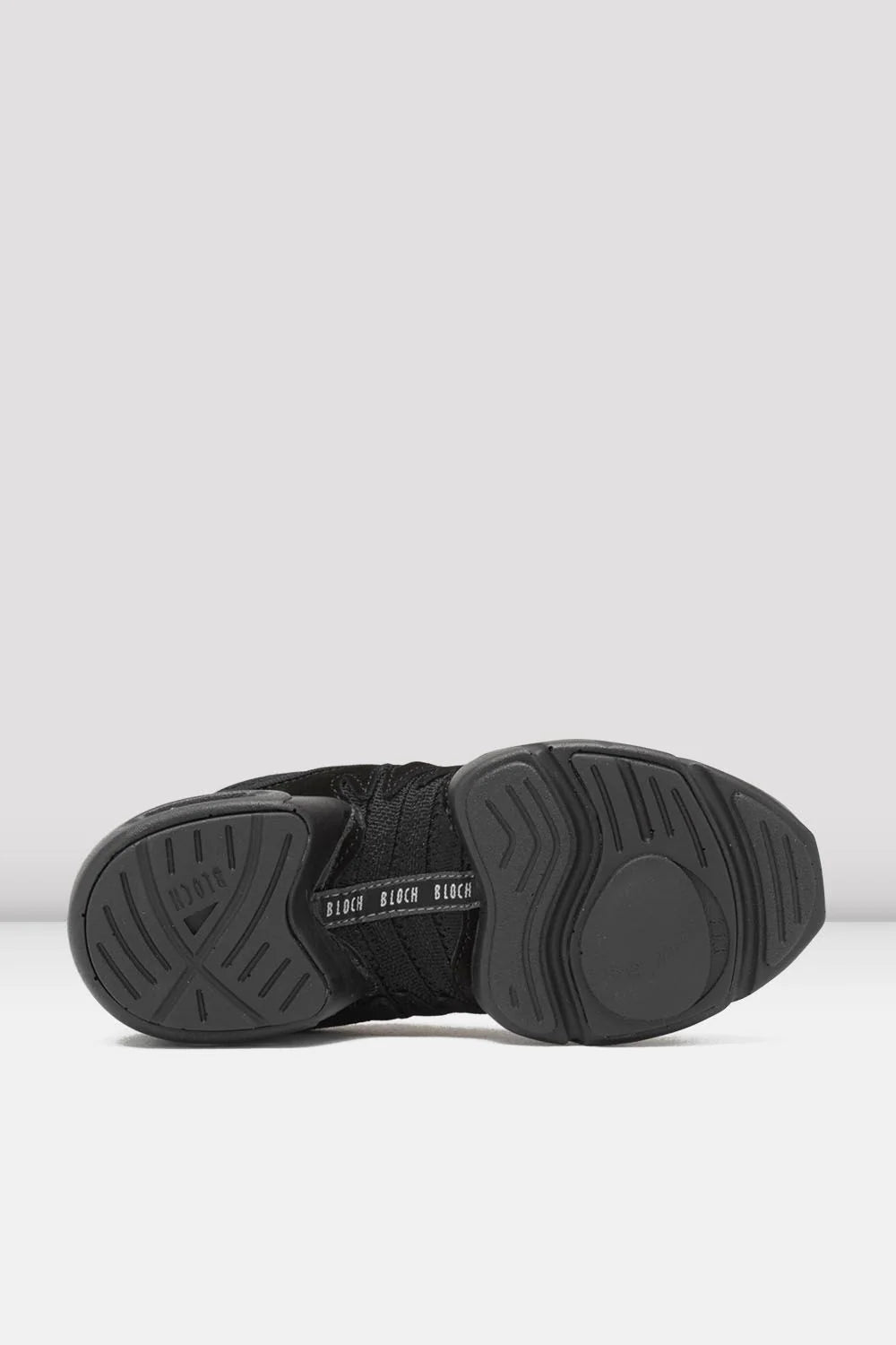 Bloch Black Women's Split Sole Dance Sneakers - Lightweight & Flexible for Ballet, Jazz, and Contemporary Dance Practice