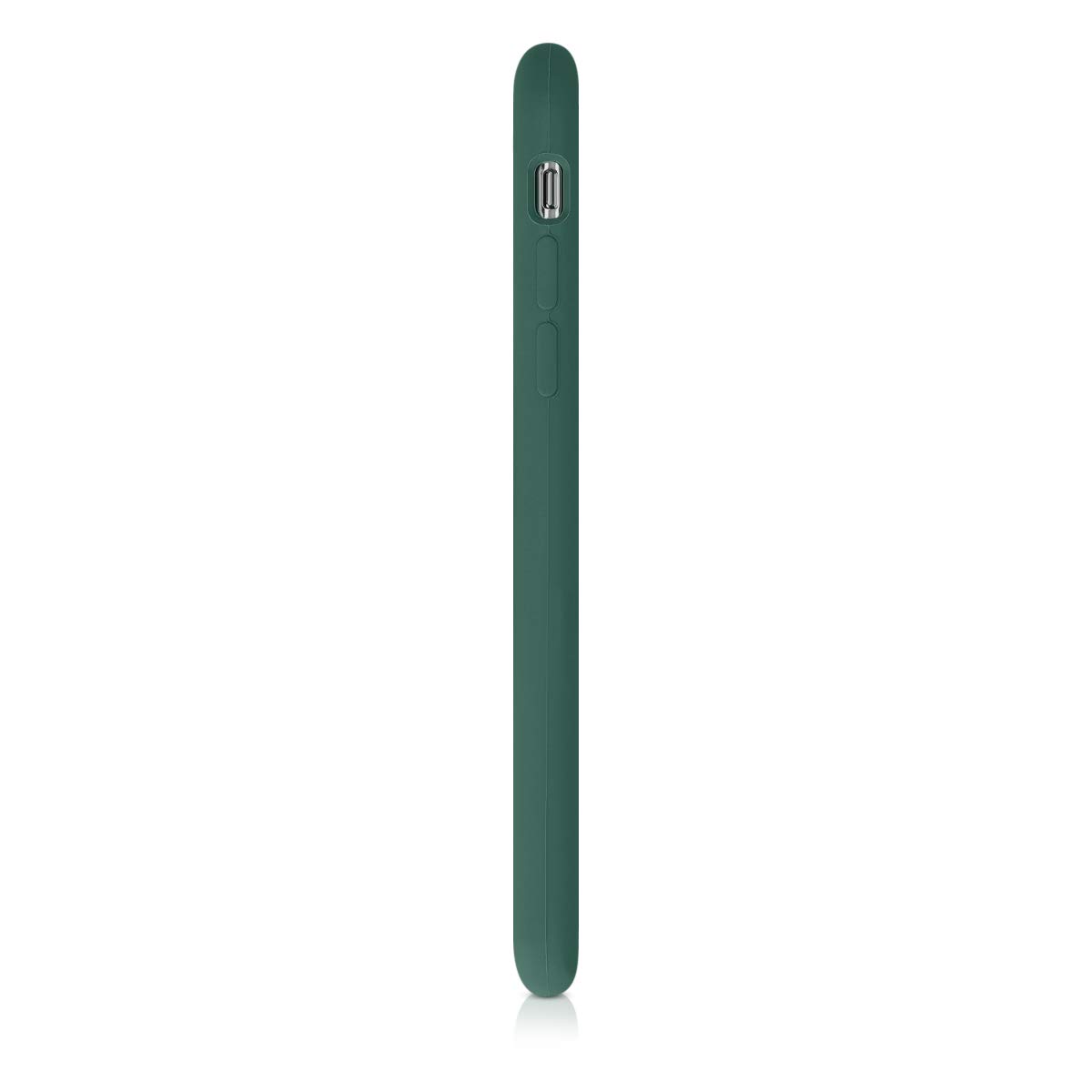 kwmobile TPU Silicone Phone Case for Apple iPhone X - Soft Protective Cover in Forest Green - Perfect for Everyday Use, Travel & Outdoor Activities
