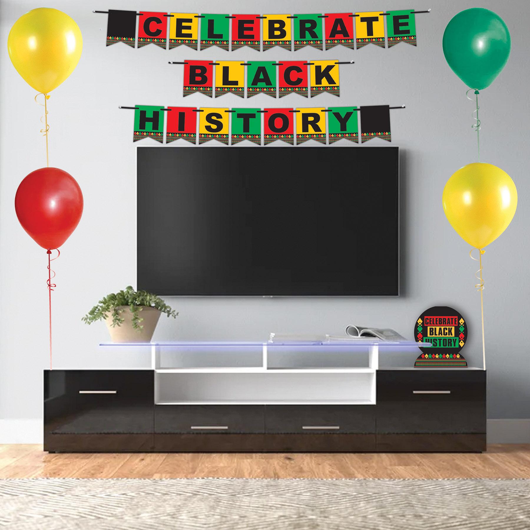 12 Pack Beistle 3D Black History Month Celebration Centerpieces - Perfect for Classroom Decorations, Office Parties & Cultural Events