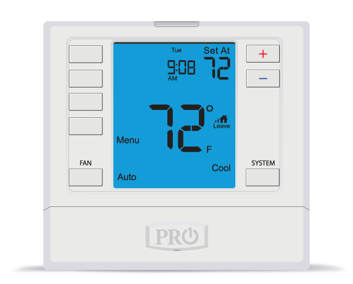 PRO1 IAQ T755 Programmable Touchscreen Thermostat - 7 Day Schedule, 3 Heat/2 Cool - Smart Home Temperature Control for Energy Savings & Comfort