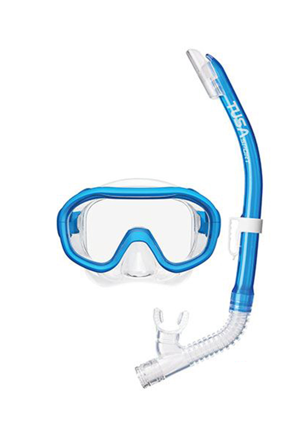Tusa Junior Kleio Mini Fit Mask and Snorkel Set for Kids - Comfortable Snorkeling Gear for Swimming, Beach & Pool Adventures