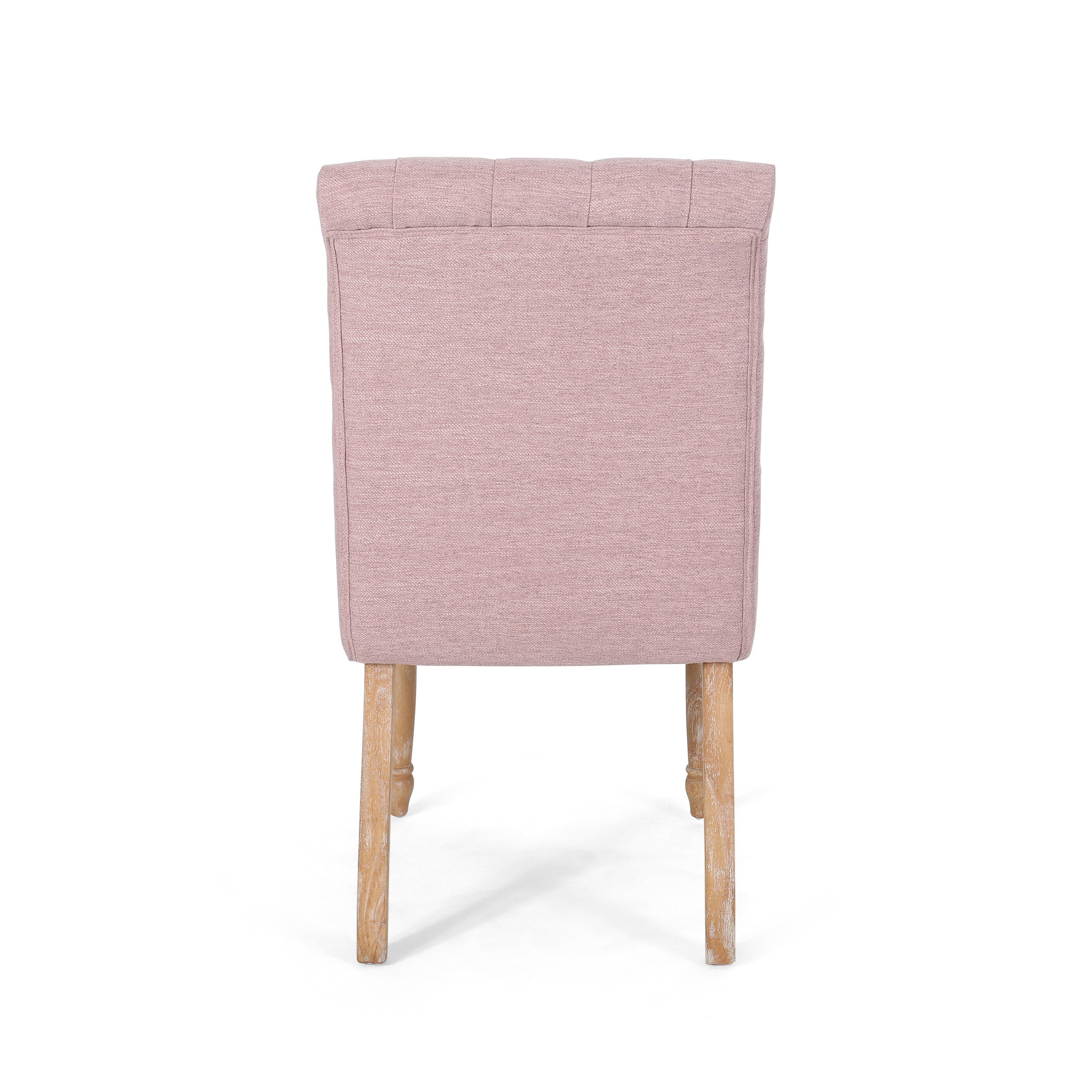 Modern Accent Chairs Set of 2 - Mid Century Style Upholstered Armchairs for Living Room, Lounge & Office - Comfortable Fabric Dining Chairs with Wooden Legs (Beige)