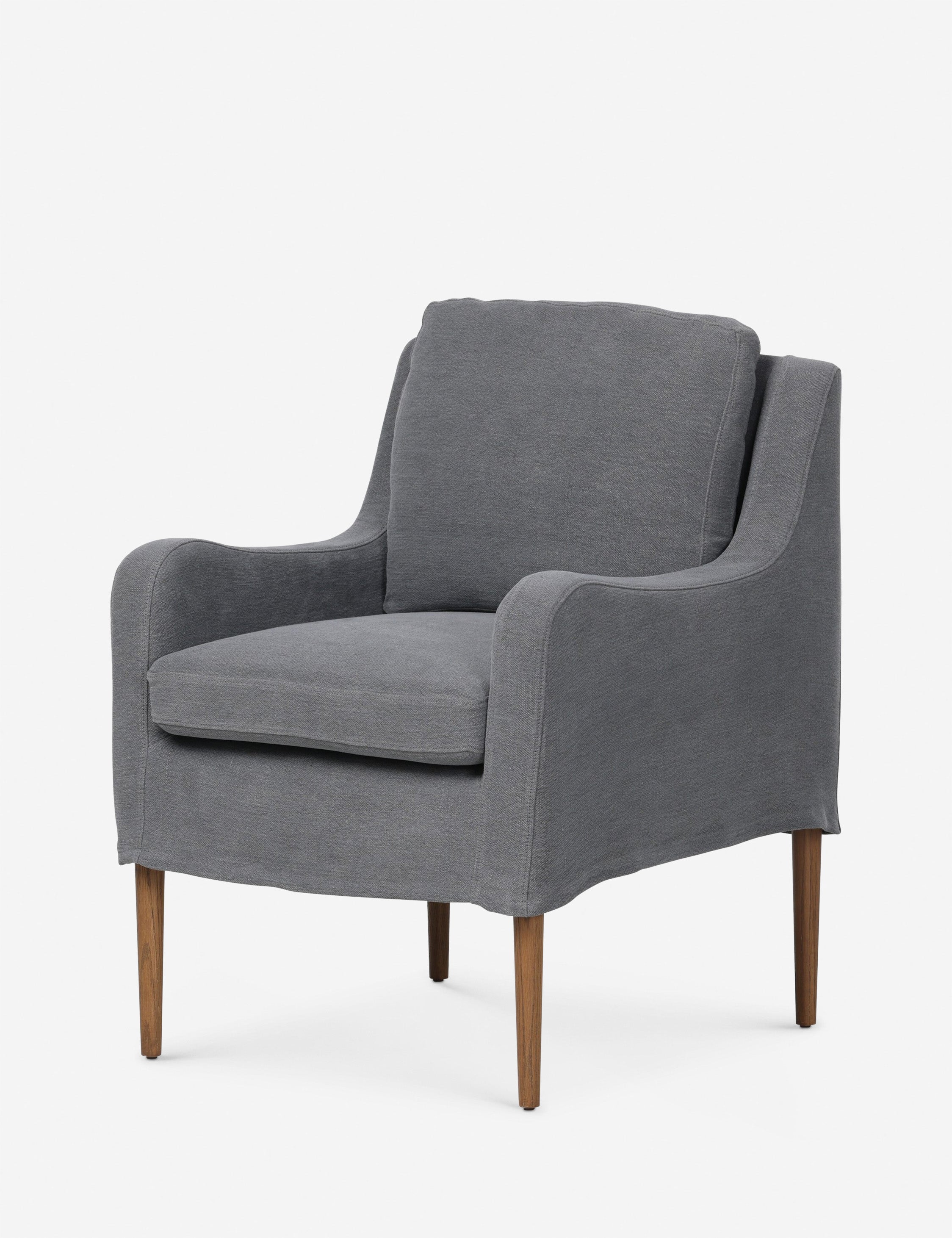Aurelia Dining Chair by Amber Lewis x Four Hands - Modern Wooden Dining Chair for Kitchen, Dining Room & Home Decor - Perfect for Farmhouse, Rustic & Contemporary Interiors
