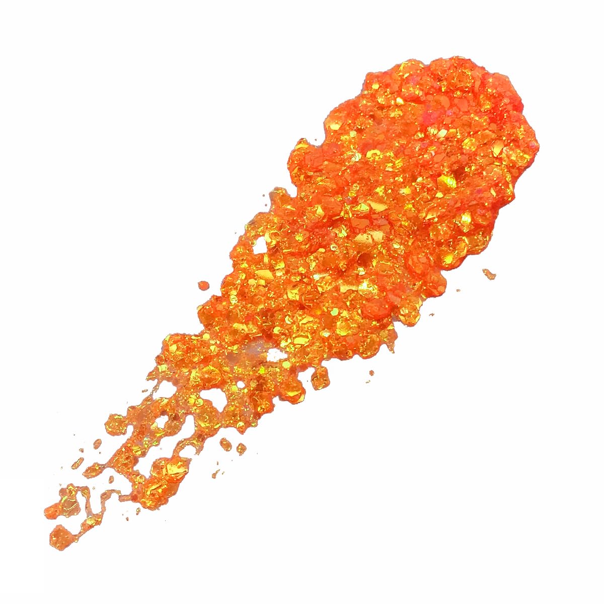 Neon Orange Holographic Body Glitter Gel - Vegan & Cruelty-Free Shimmer for Face, Body & Hair | Perfect for Festivals, Raves & Cosplay | Electric Bliss Beauty