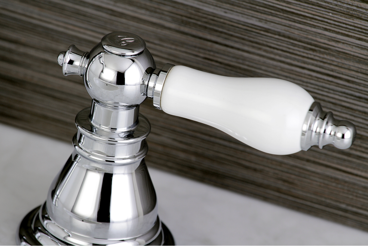 2 Handle Widespread Bathroom Faucet with Pop-Up Drain - Perfect for Modern Vanities and Powder Rooms (Brushed Nickel Finish)