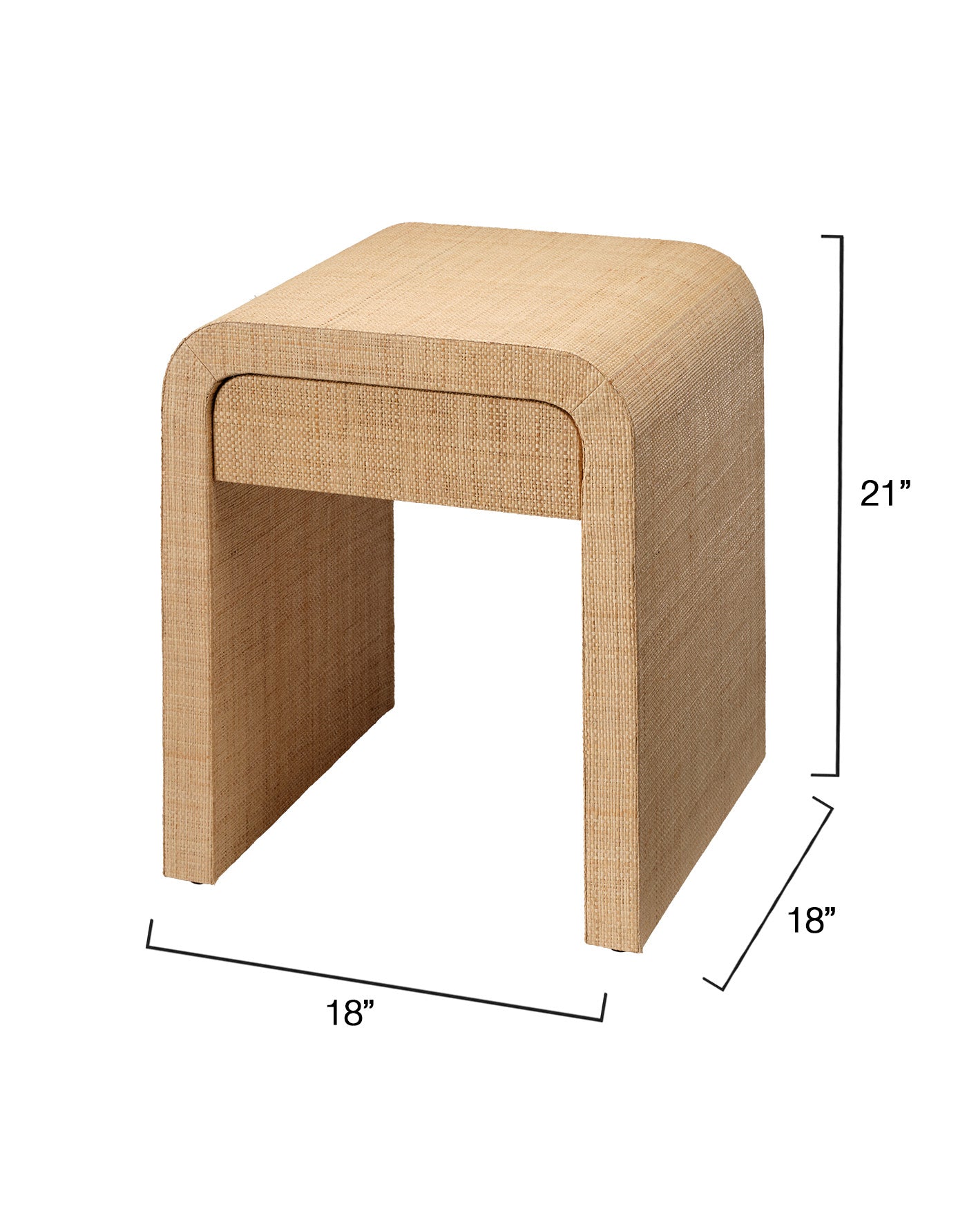 Montecito Side Table - Modern Wooden End Table for Living Room, Bedroom & Office - Stylish & Functional Small Table for Home Decor