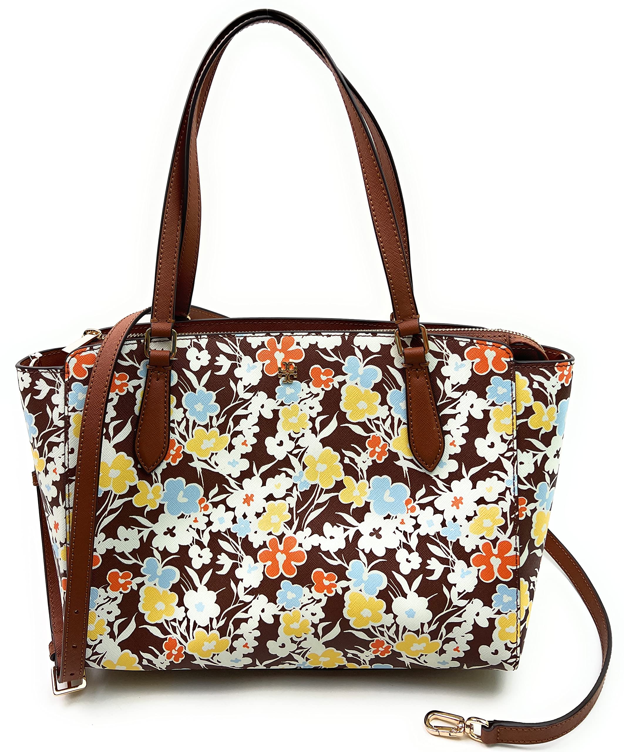 Tory Burch Emerson Small Top Zip Tote Bag - Stylish Leather Handbag for Women, Perfect for Work, Travel & Everyday Use