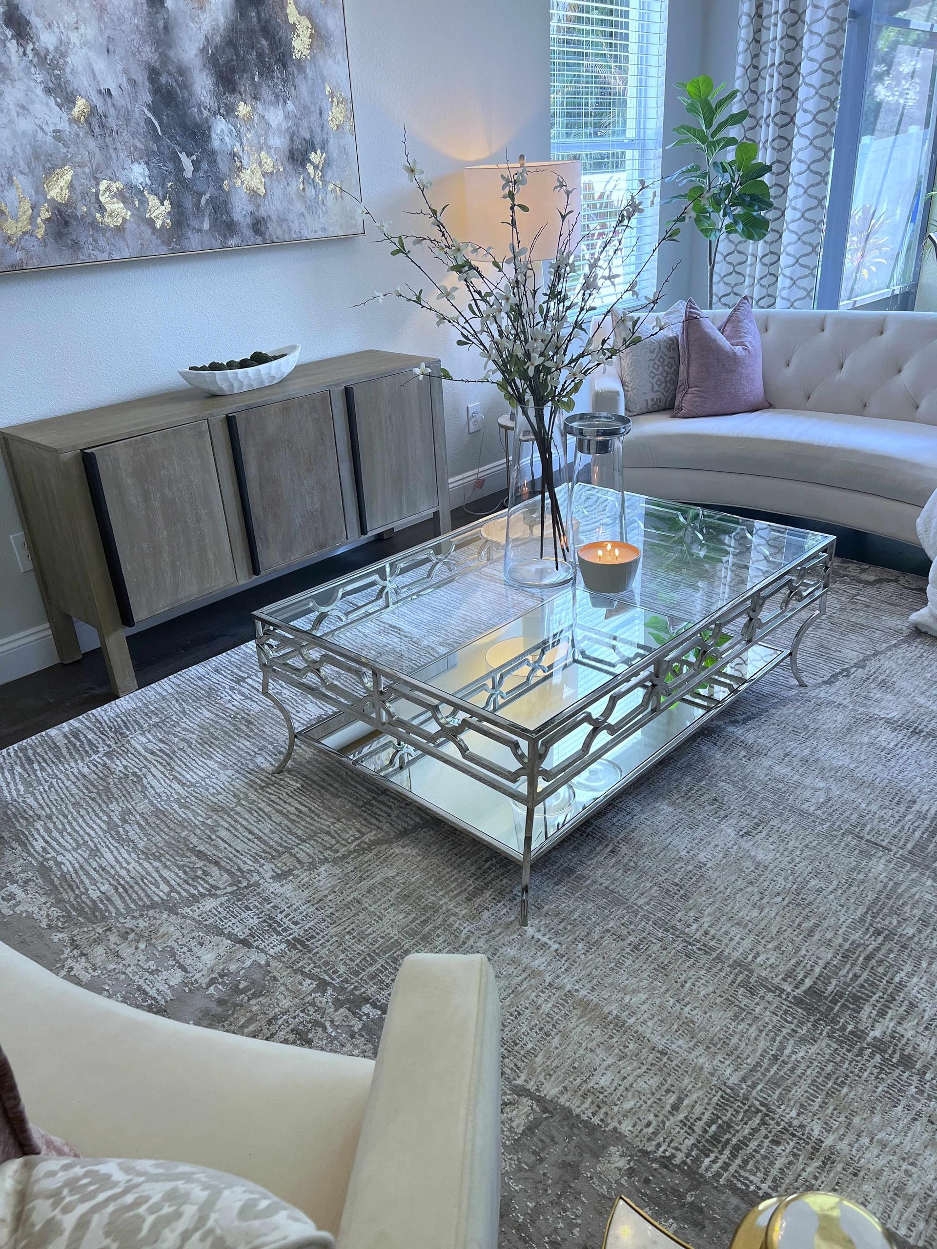 Hauteloom Leeco Modern Area Rug 5' x 7'3