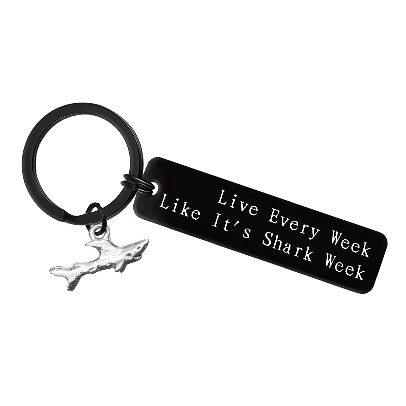 Shark Keychain - Unique Shark Lover Gift for Men, Women, Kids | Perfect for Shark Week, Diving Enthusiasts & Marine Life Fans | Great for Backpacks, Keyrings & Gifts