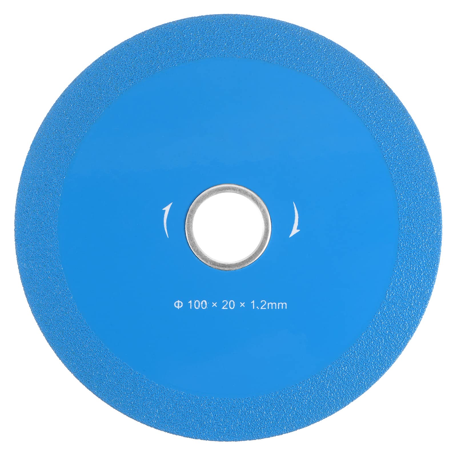 HARFINGTON 4-Inch Diamond Saw Blade - Ultra Thin 100x20x1.2mm 80-Grit Glass Cutting Wheel for Angle Grinder | Smooth Cutting & Grinding of Glass, Crystal, Tile | Perfect for DIY Projects, Home Renovation & Craft Work