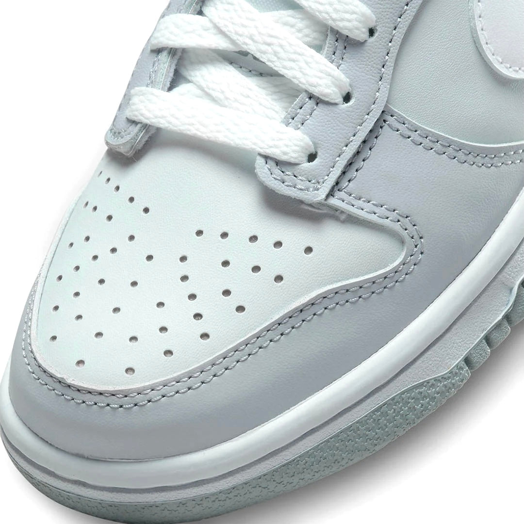 Nike Kids PS Dunk Low Sneakers - Pure Platinum White Pre School Basketball Shoes for Boys & Girls - Perfect for School, Play & Casual Wear