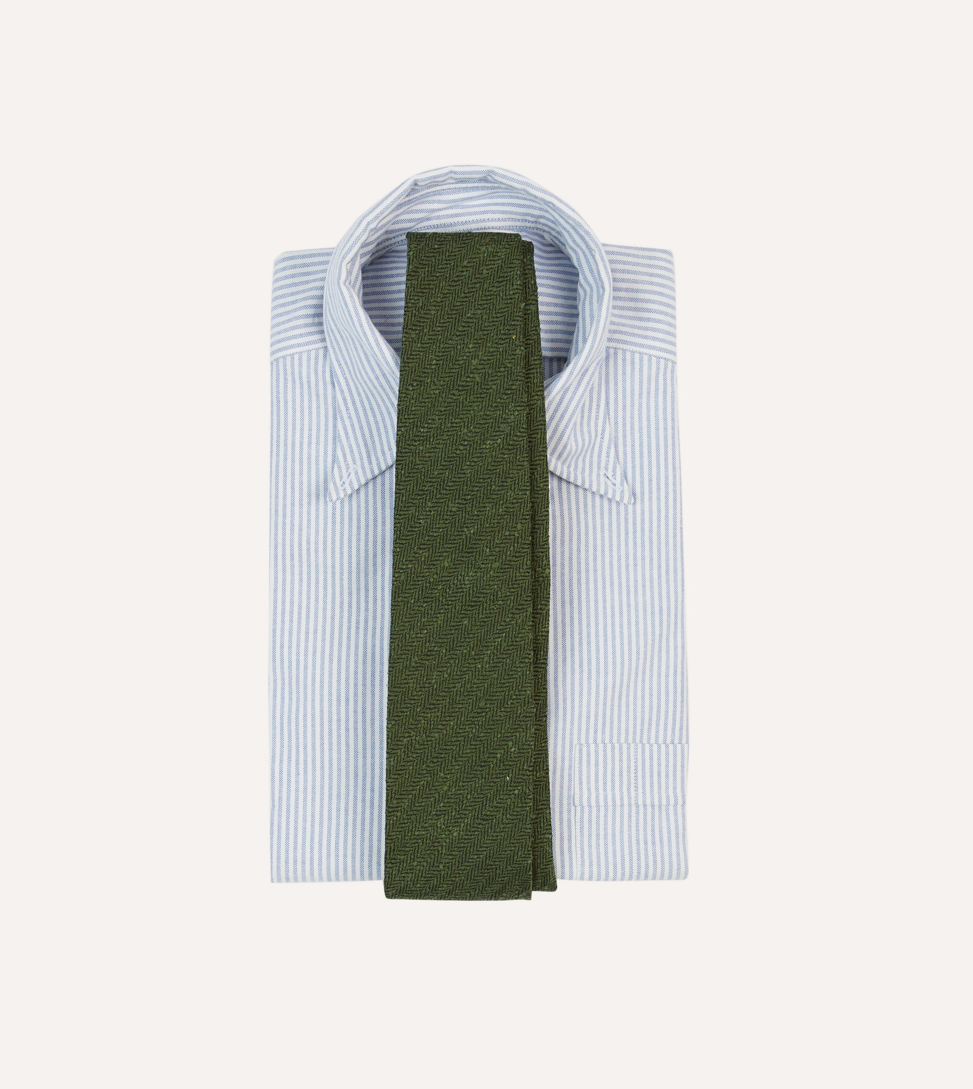 Premium Green Herringbone Shantung Silk Necktie for Men - Elegant Formal & Business Attire Accessory for Weddings, Office & Special Occasions