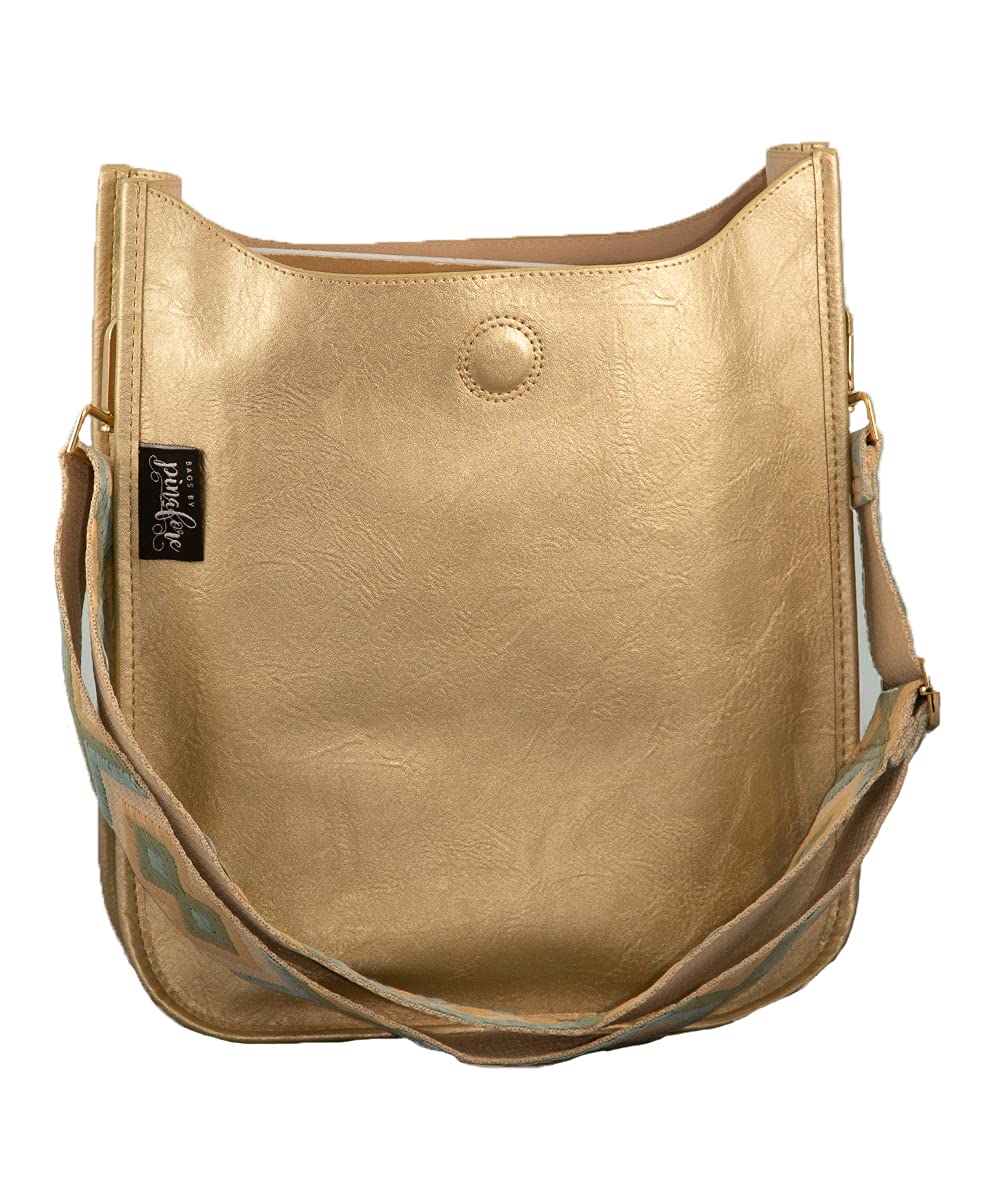 Stylish Vegan Leather Pinafore Crossbody Bag with Adjustable Strap - Perfect for Work, Travel & Everyday Use