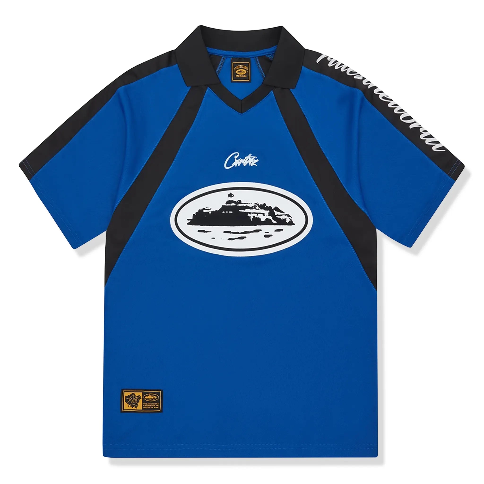 Corteiz Alcatraz Navy Football Jersey - Men's Sports Jersey for Soccer, Football & Casual Wear - Perfect for Games, Training & Fan Support